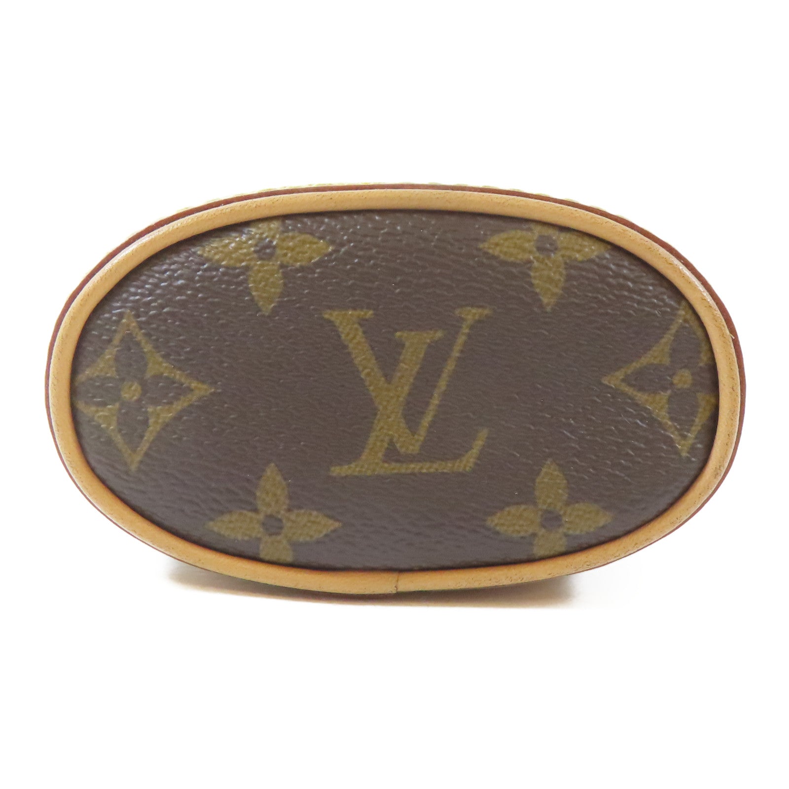 LOUIS VUITTON 【激減優惠】Monogram Fold Me Pouch金扣肩背袋啡色