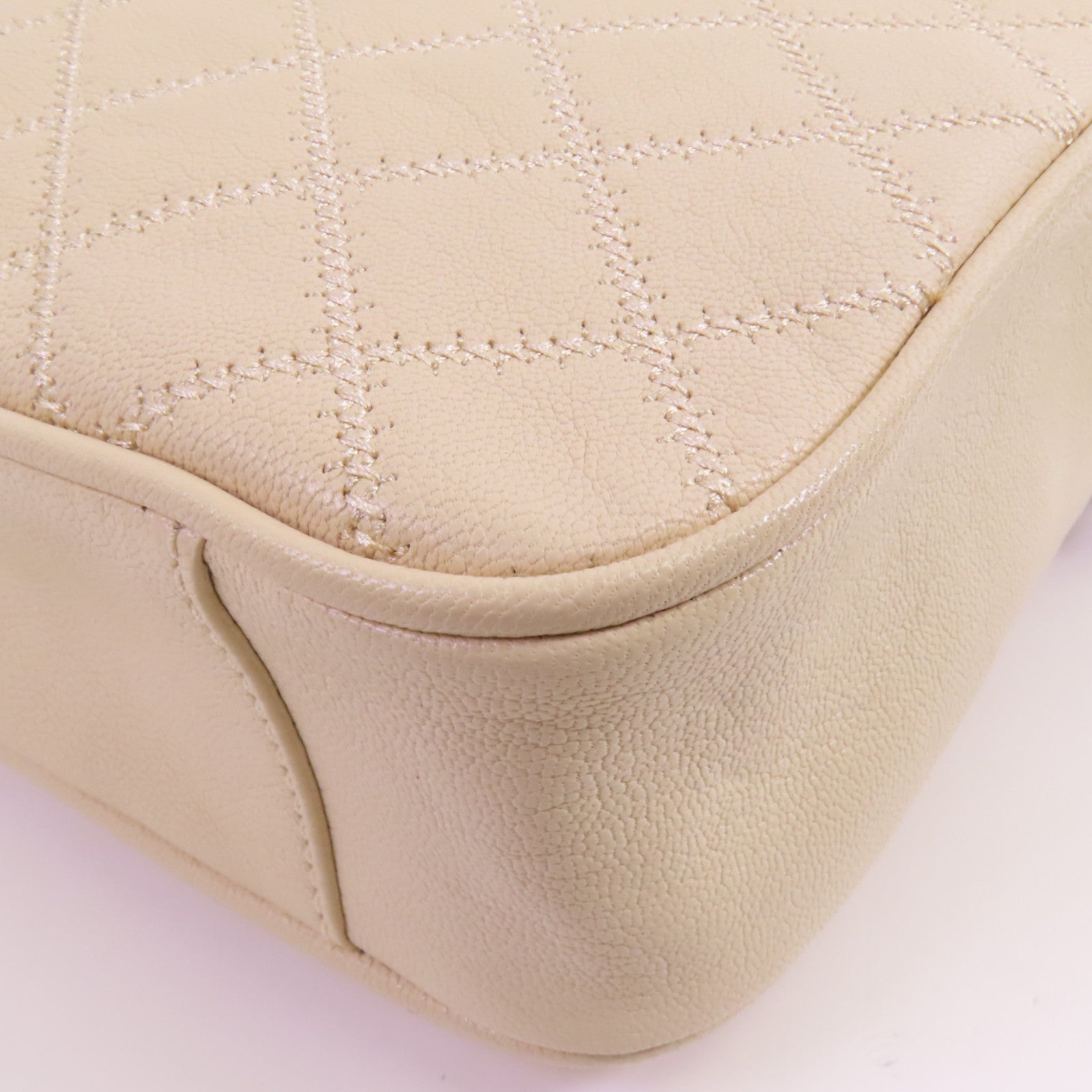 Tory Burch 牛皮皮革Shoulder Bag銀扣鏈帶肩背袋