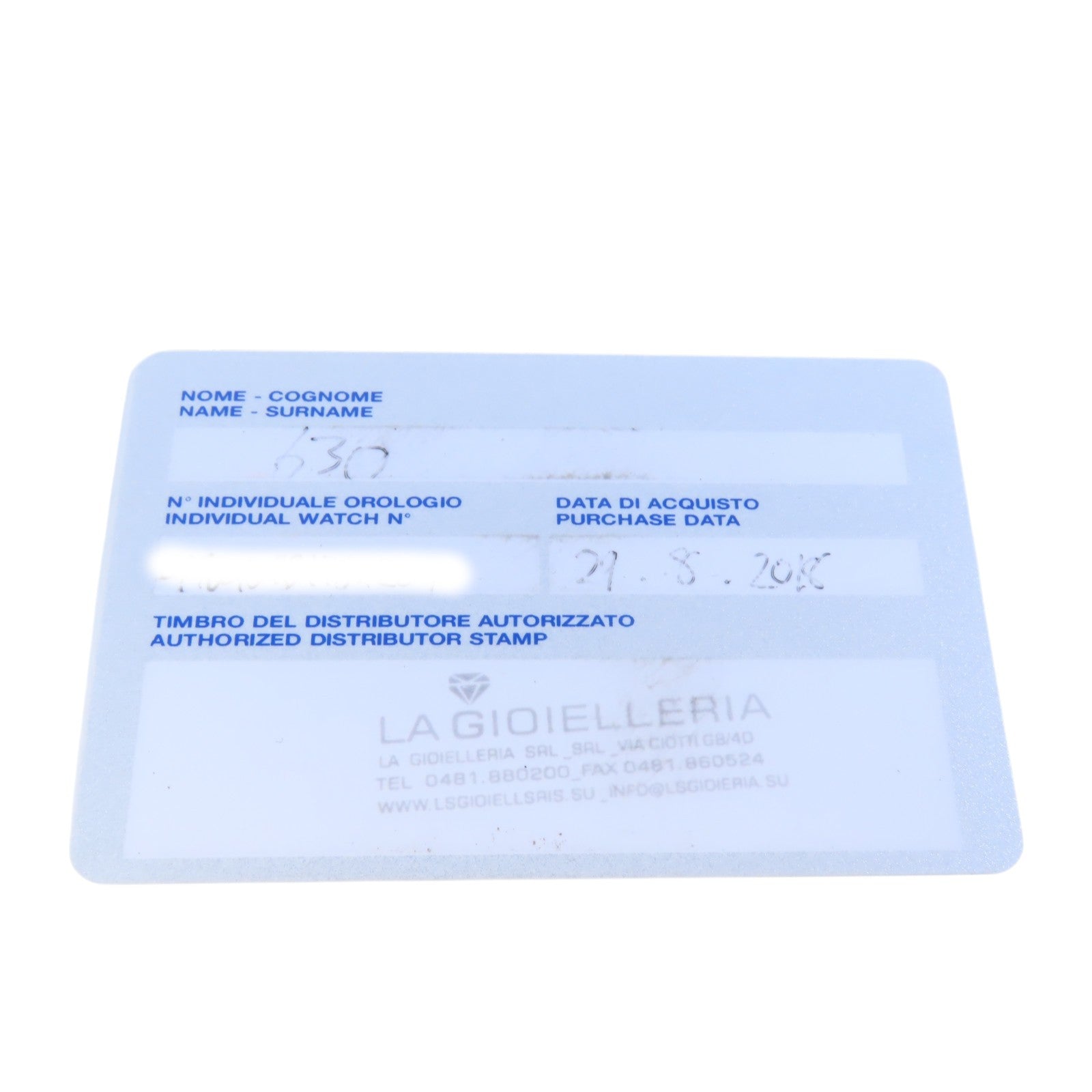 PANERAI Luminor PAM00630