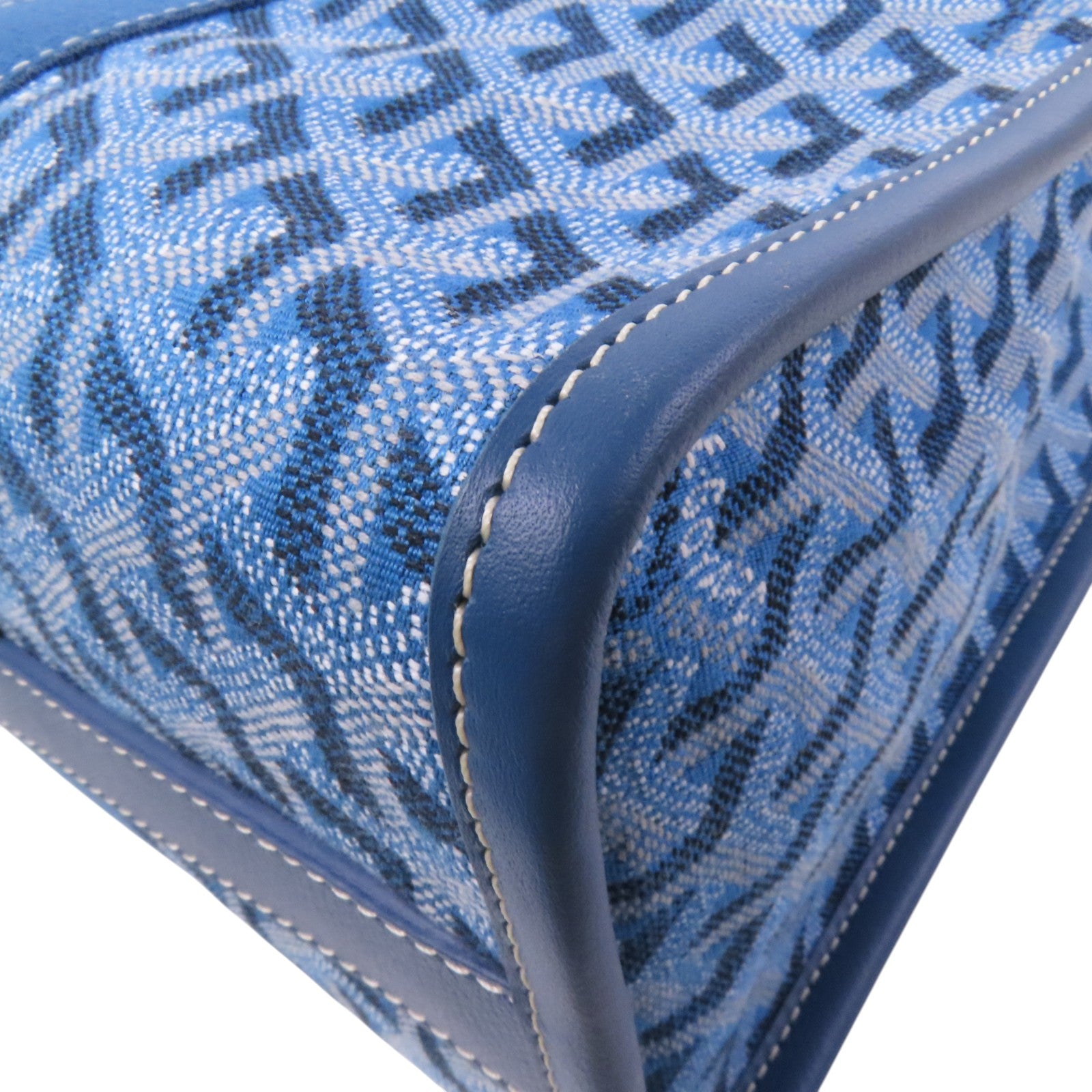 GOYARD 牛皮皮革/帆布Cabas Villette Jacquard PM肩背袋