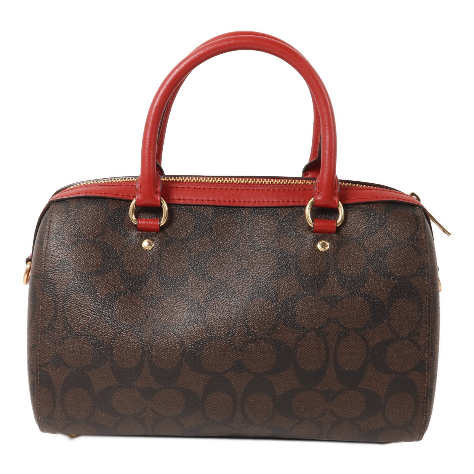 COACH 塗層帆布2 Way Shoulder手挽肩背兩用袋