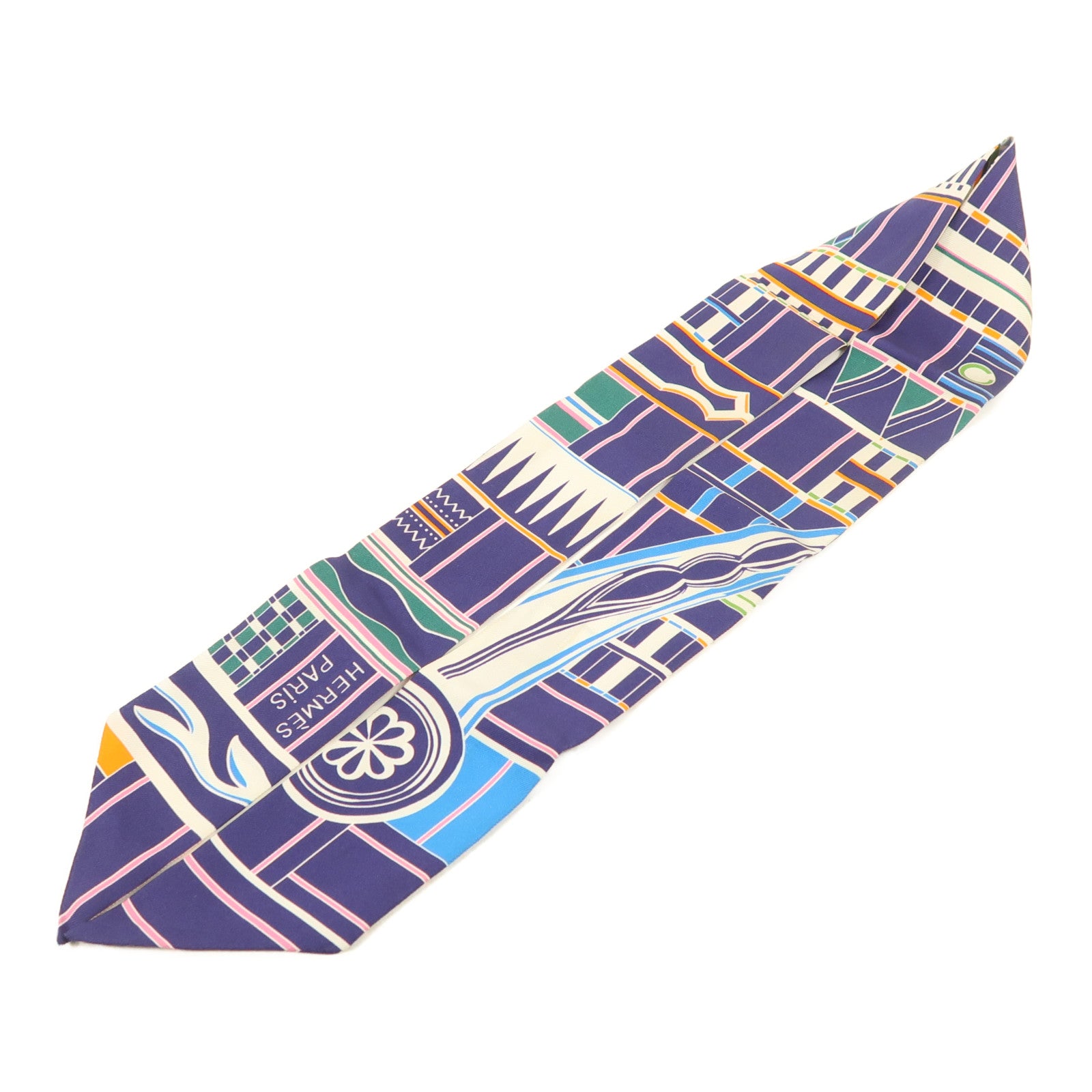 HERMES 絲質Twilly絲巾