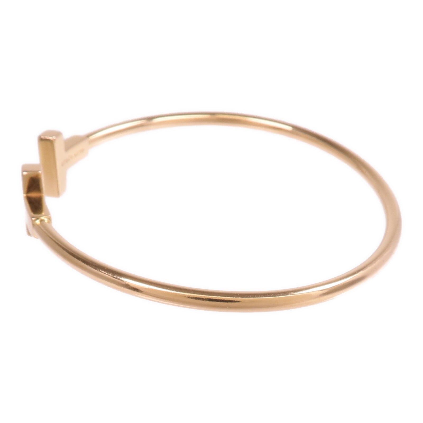 TIFFANY＆CO 18K玫瑰金T Wire Bracelet手鐲