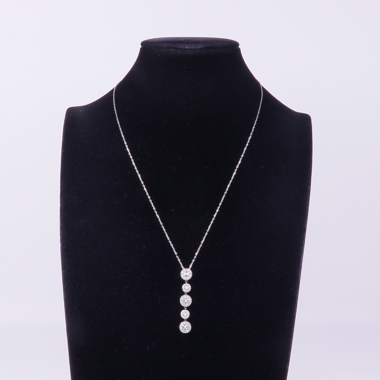 JEWELRY 18K白金Diamond Necklace鑽石項鍊