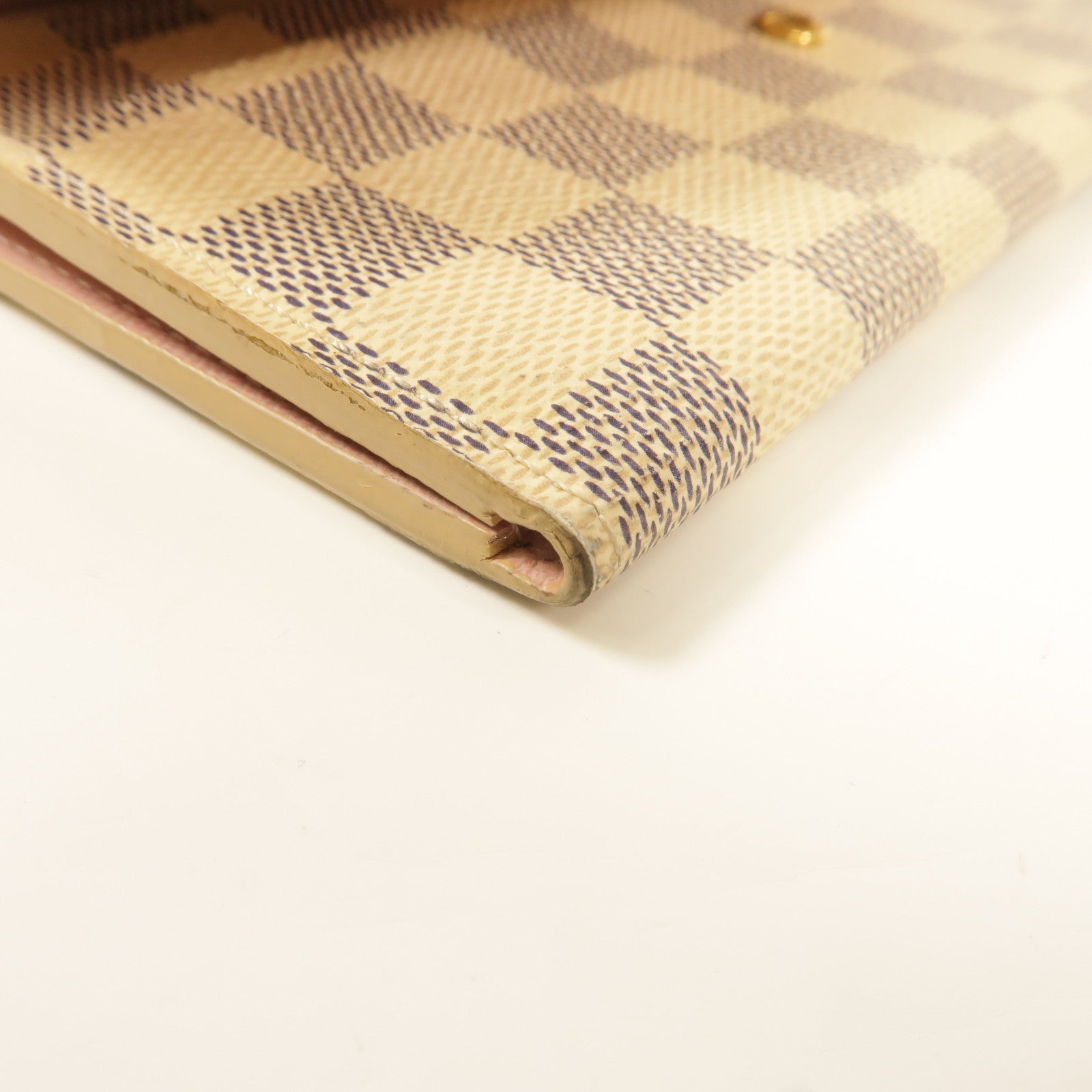 LOUIS VUITTON Damier Azur Emilie長錢包