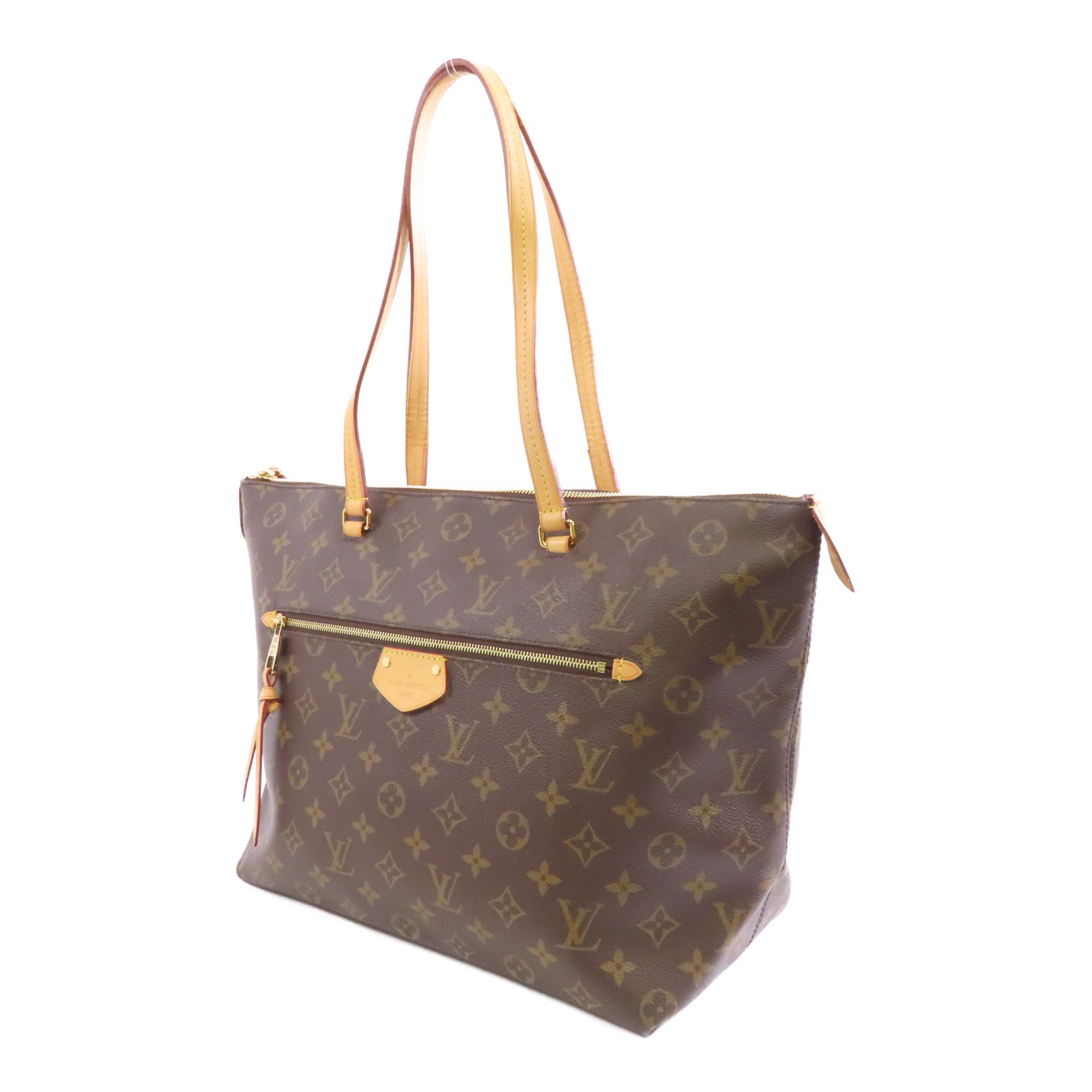 LOUIS VUITTON Monogram Lena MM金扣手挽袋啡色