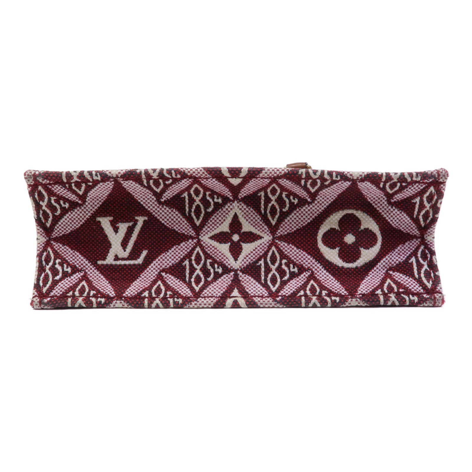 LOUIS VUITTON Monogram Jacquard Petit Sac Plat(Since 1854)手挽肩背兩用袋