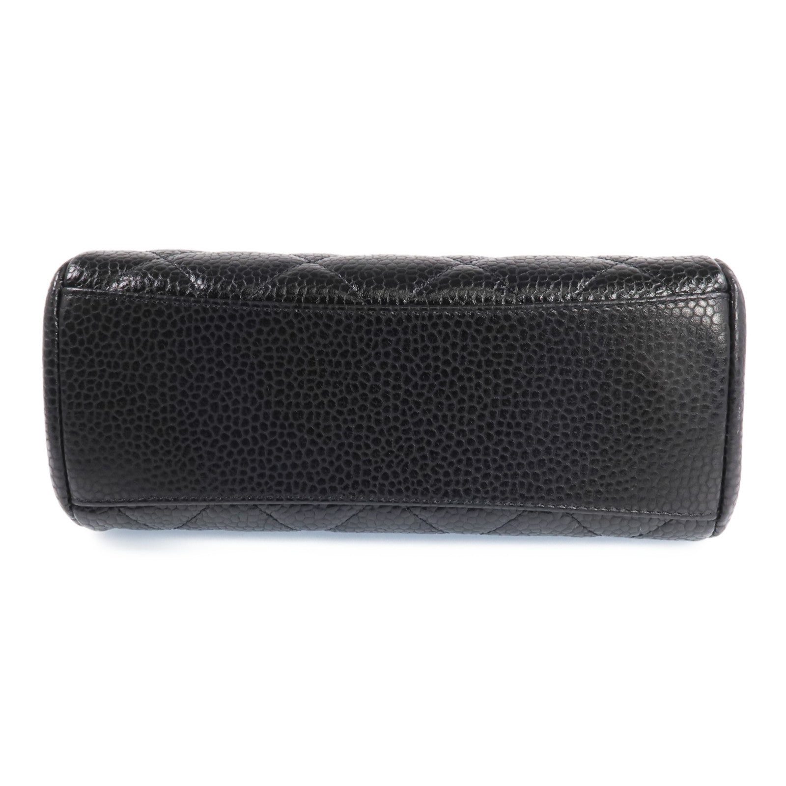 CHANEL 牛皮皮革Bowling Bag金扣肩背袋