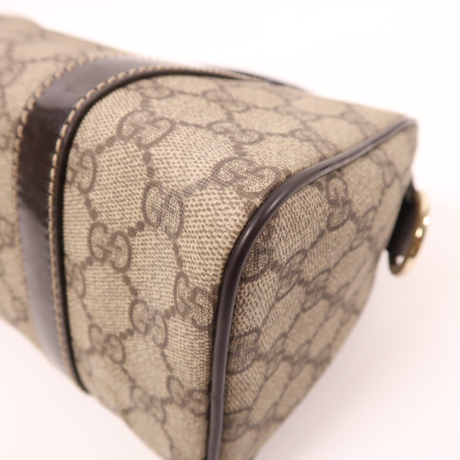 GUCCI 塗層帆布Hand Bag金扣手挽袋