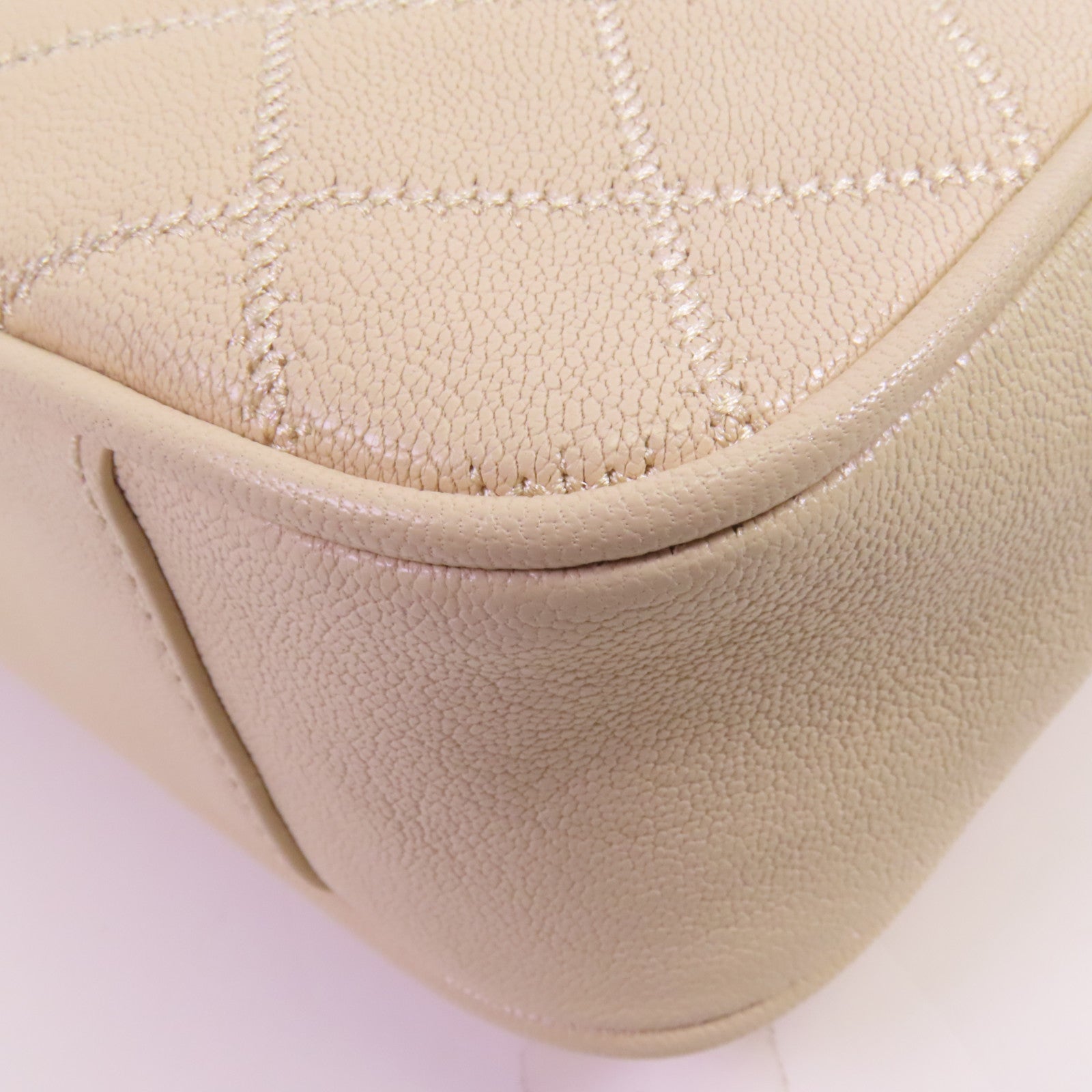 Tory Burch 牛皮皮革Shoulder Bag銀扣鏈帶肩背袋