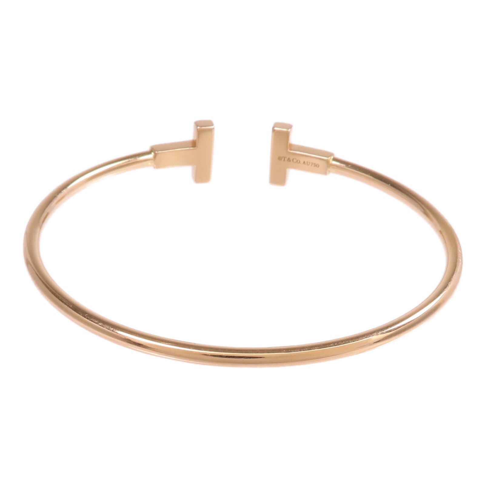 TIFFANY＆CO 【激減優惠】18K玫瑰金T Wire Bracelet手鐲