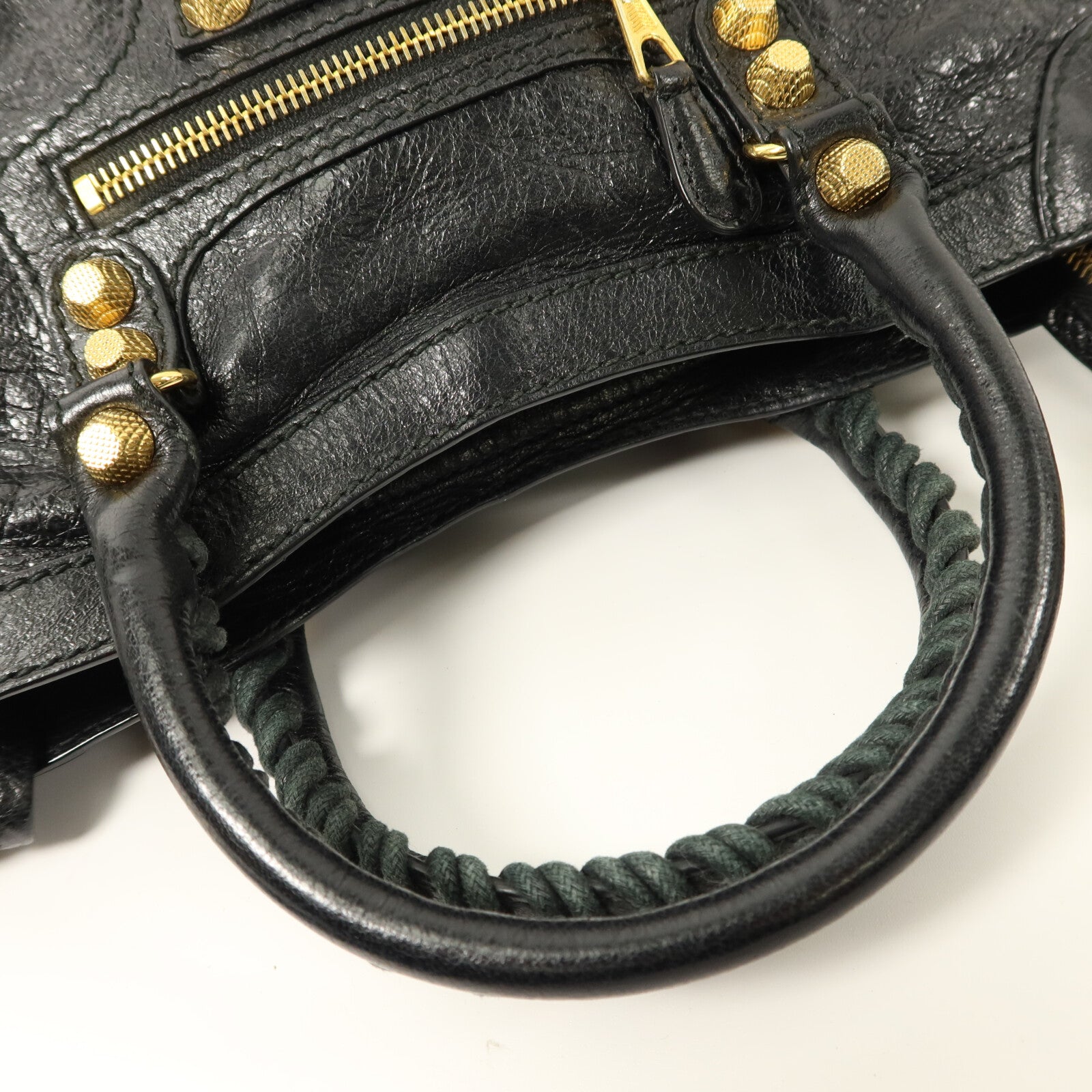 BALENCIAGA 牛皮皮革Le City Mini手挽肩背兩用袋