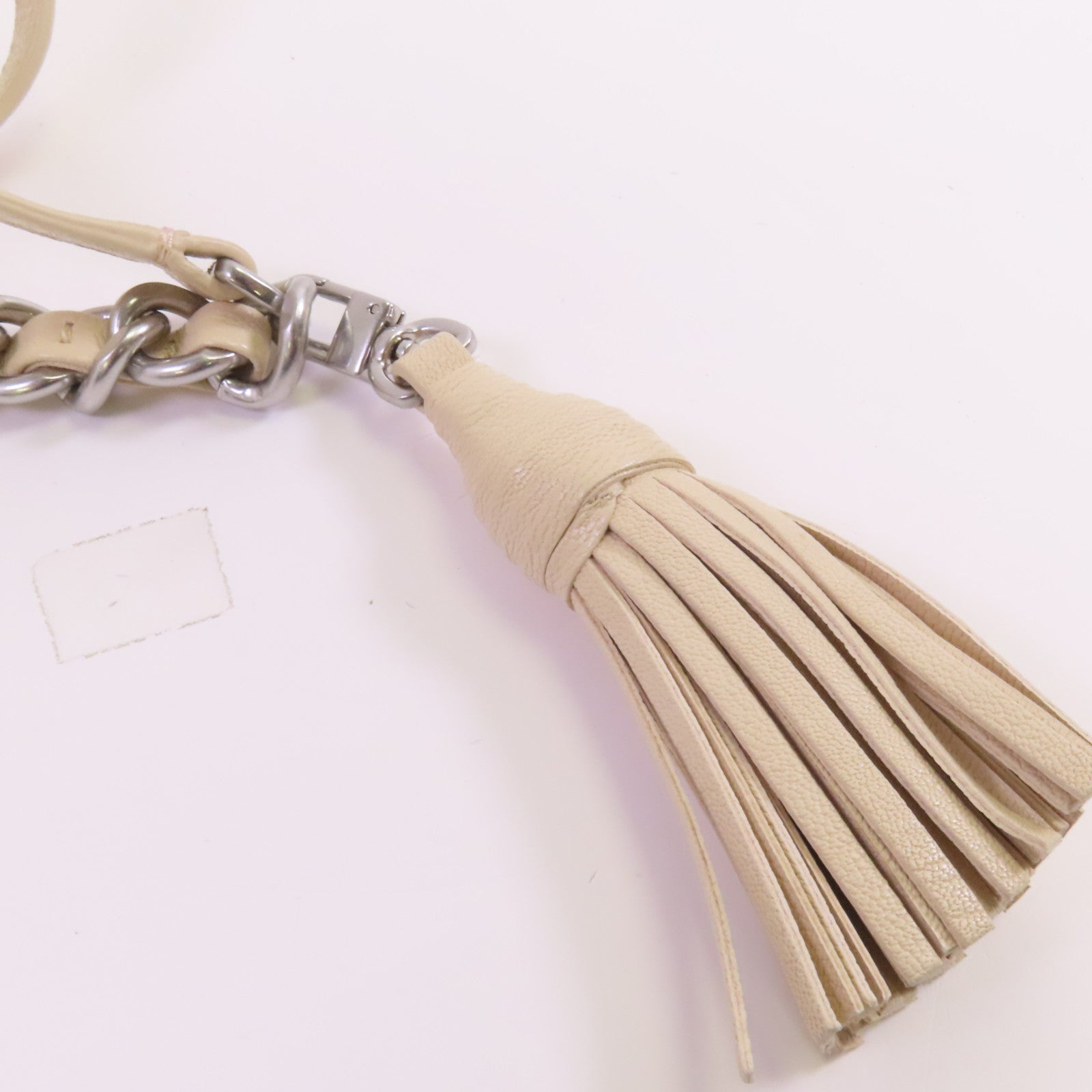 Tory Burch 牛皮皮革Shoulder Bag銀扣鏈帶肩背袋