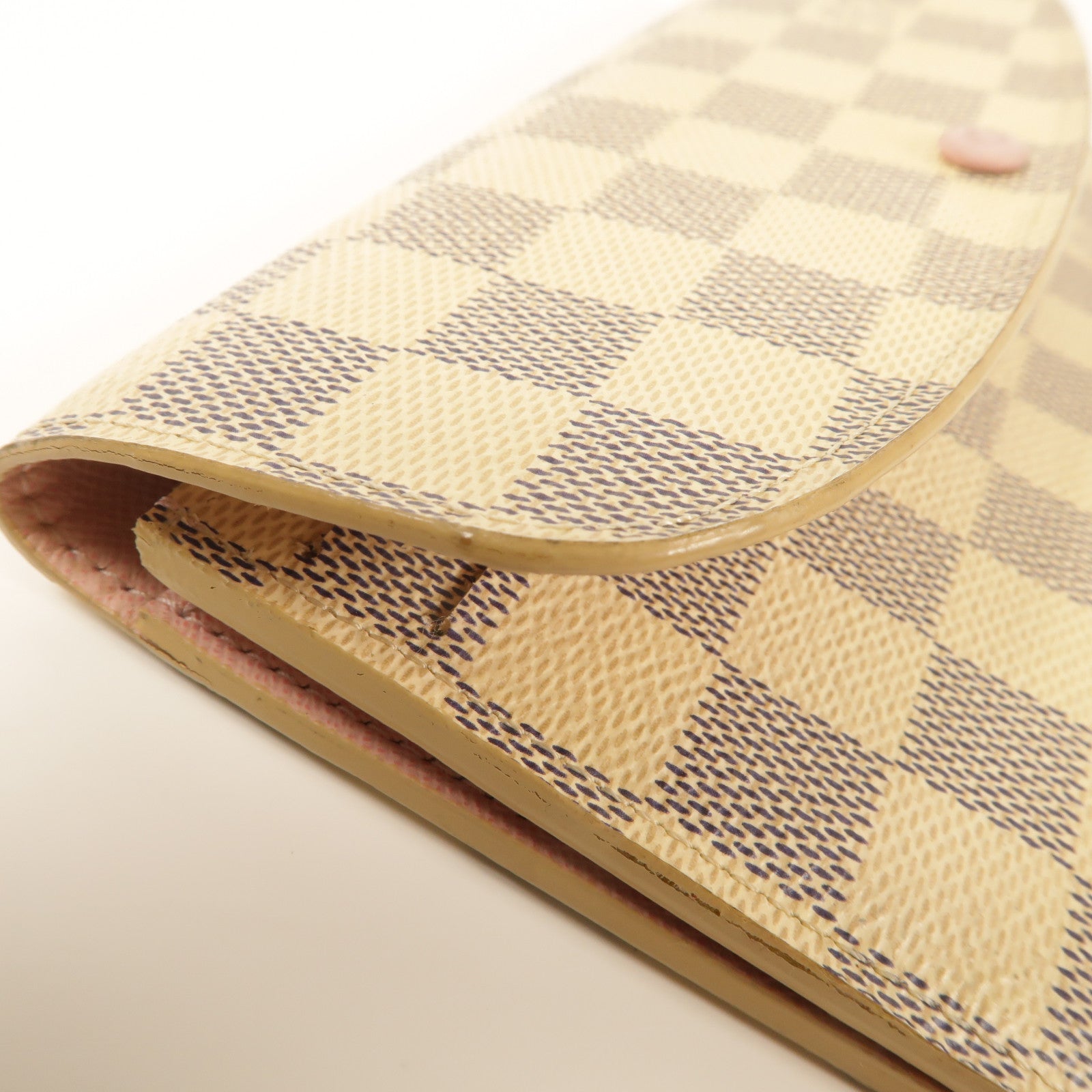 LOUIS VUITTON Damier Azur Emilie長錢包