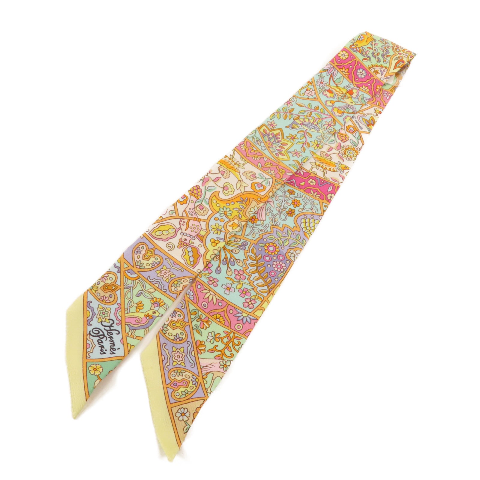 HERMES 絲質Twilly絲巾