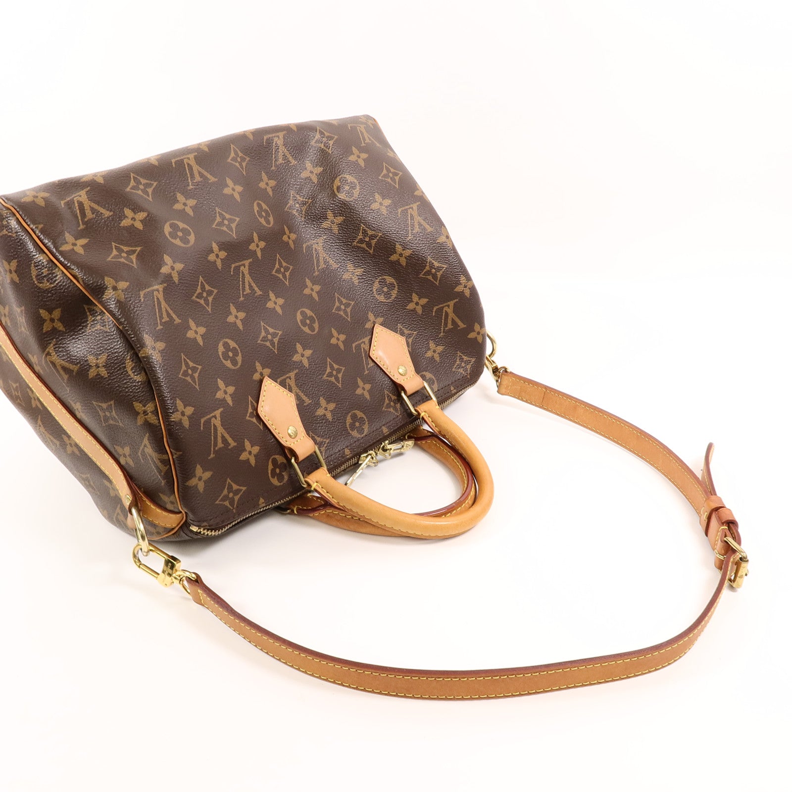 LOUIS VUITTON Monogram Speedy Bandouliere 30手挽肩背兩用袋