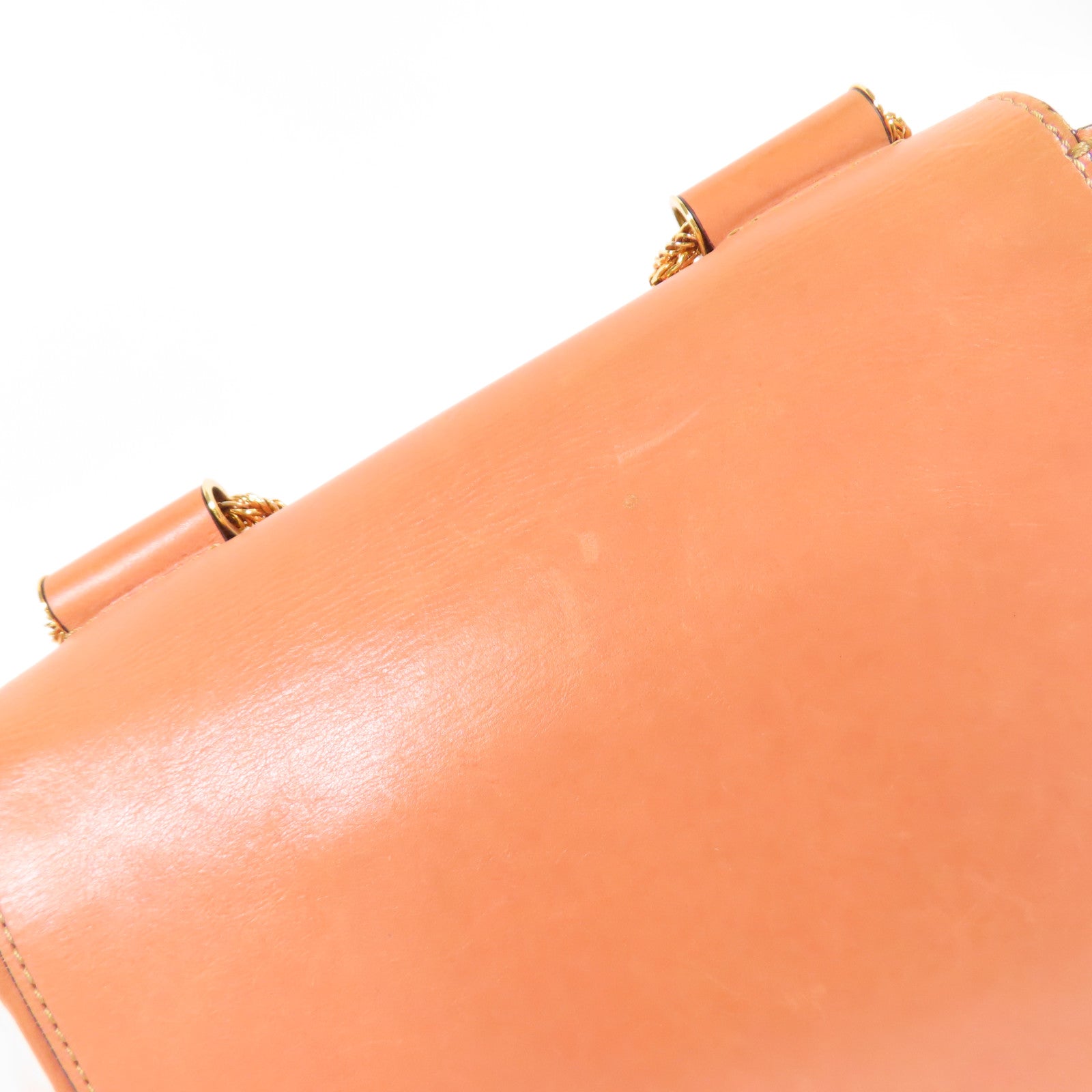 Chloe 牛皮皮革Shoulder Bag金扣肩背袋