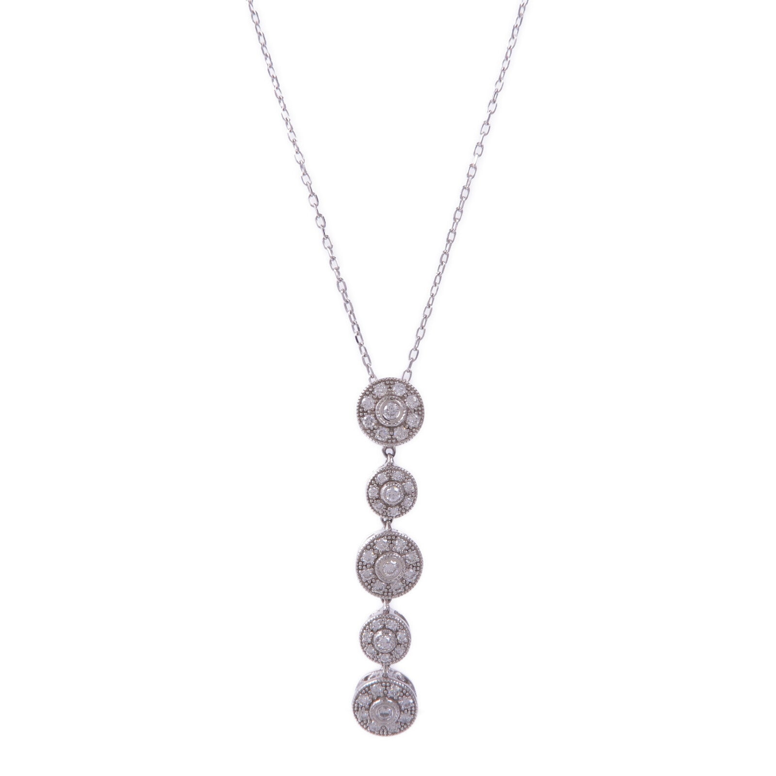 JEWELRY 18K白金Diamond Necklace鑽石項鍊