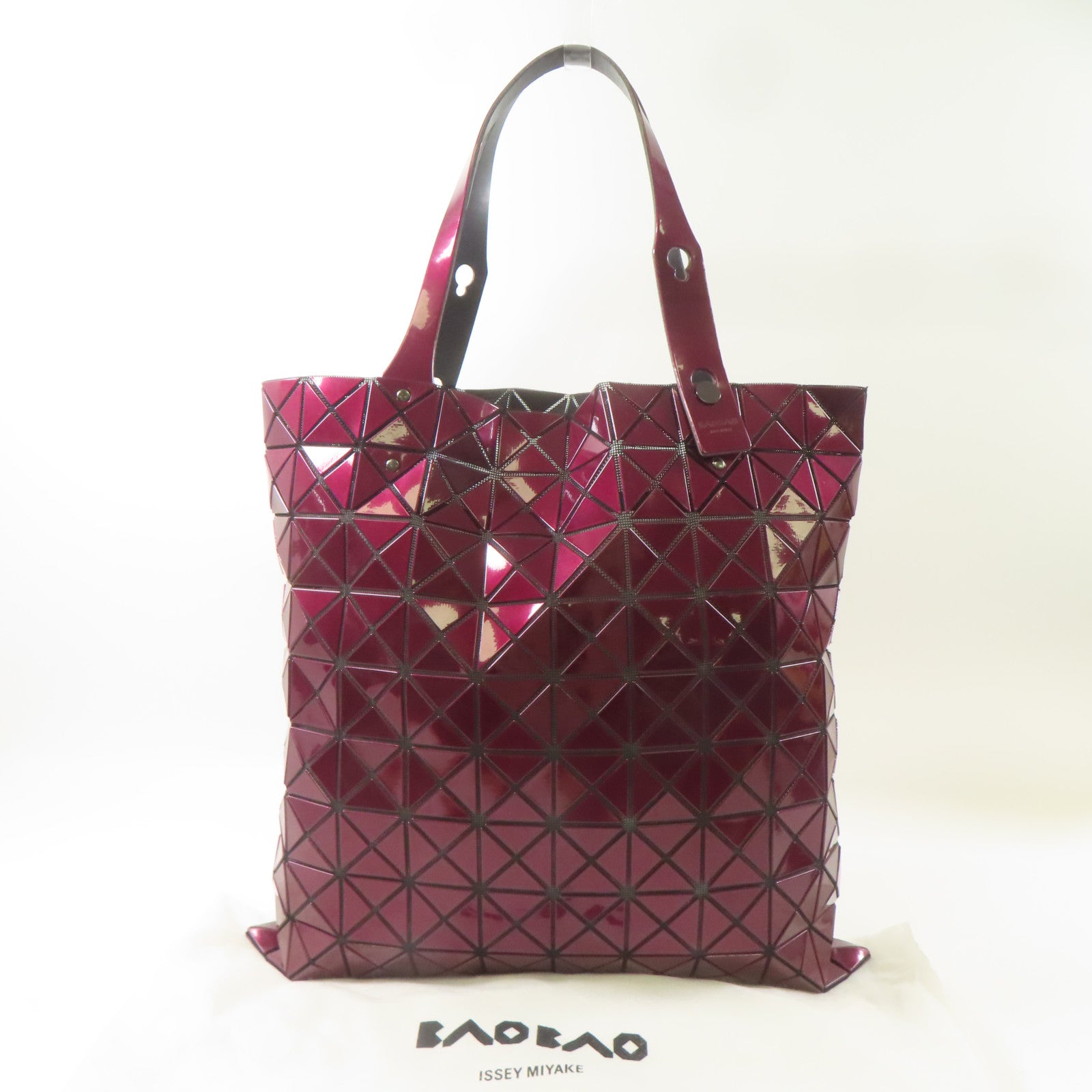 BAO BAO ISSEYMIYAKE PVC Issey Miyake Bao Bao Shoulder Bag肩背袋紫色