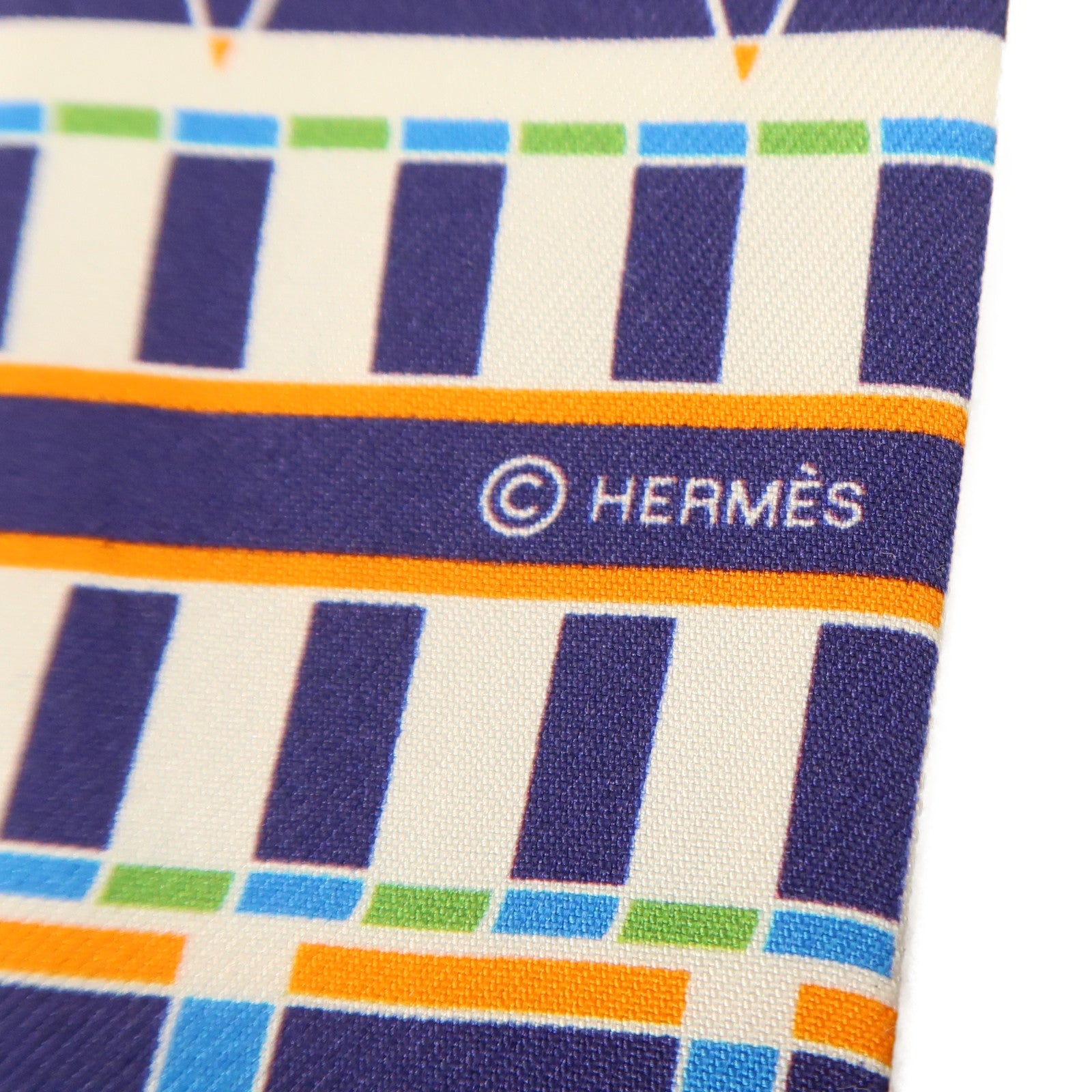 HERMES 絲質Twilly絲巾