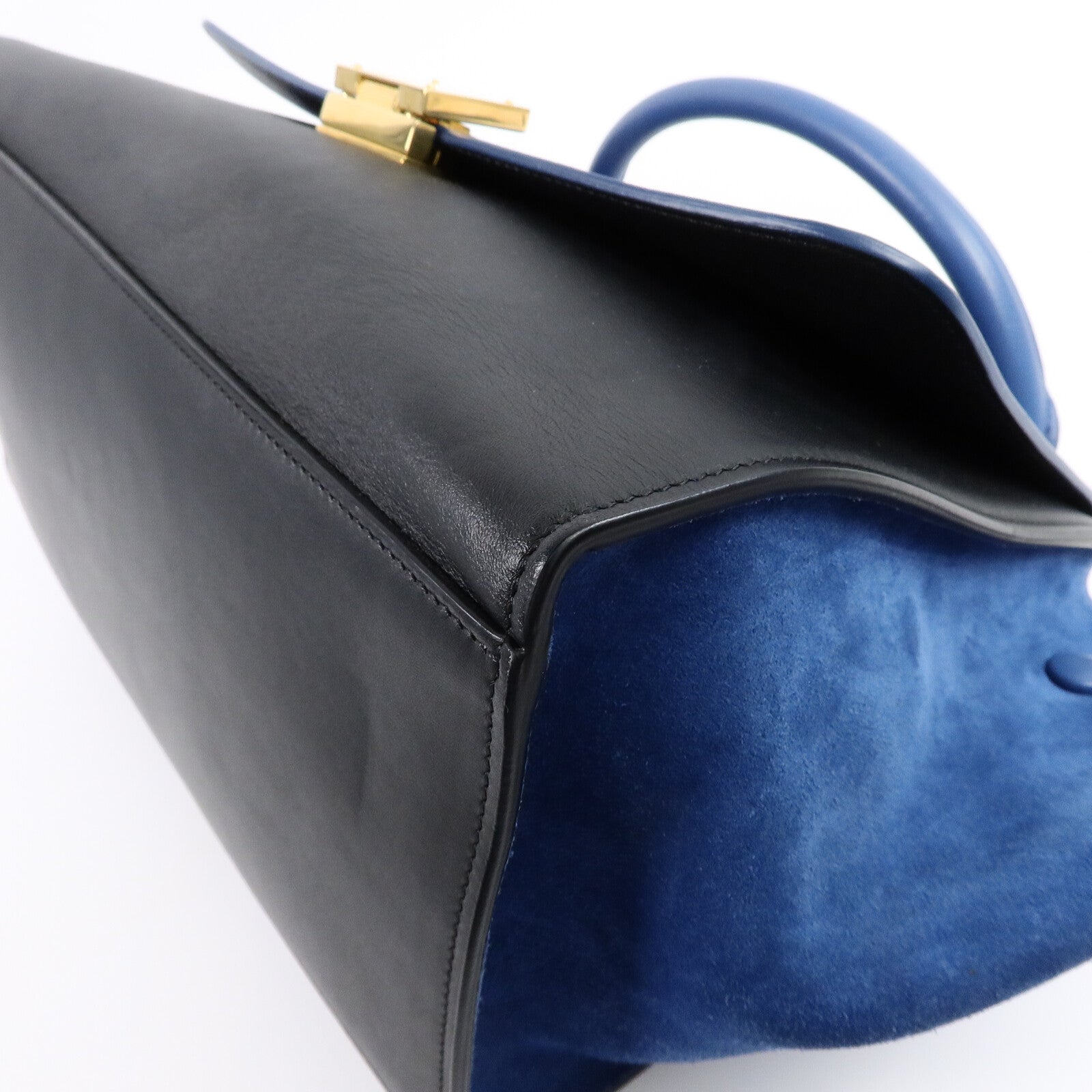 CELINE 牛皮皮革Trapeze Small手挽肩背兩用袋
