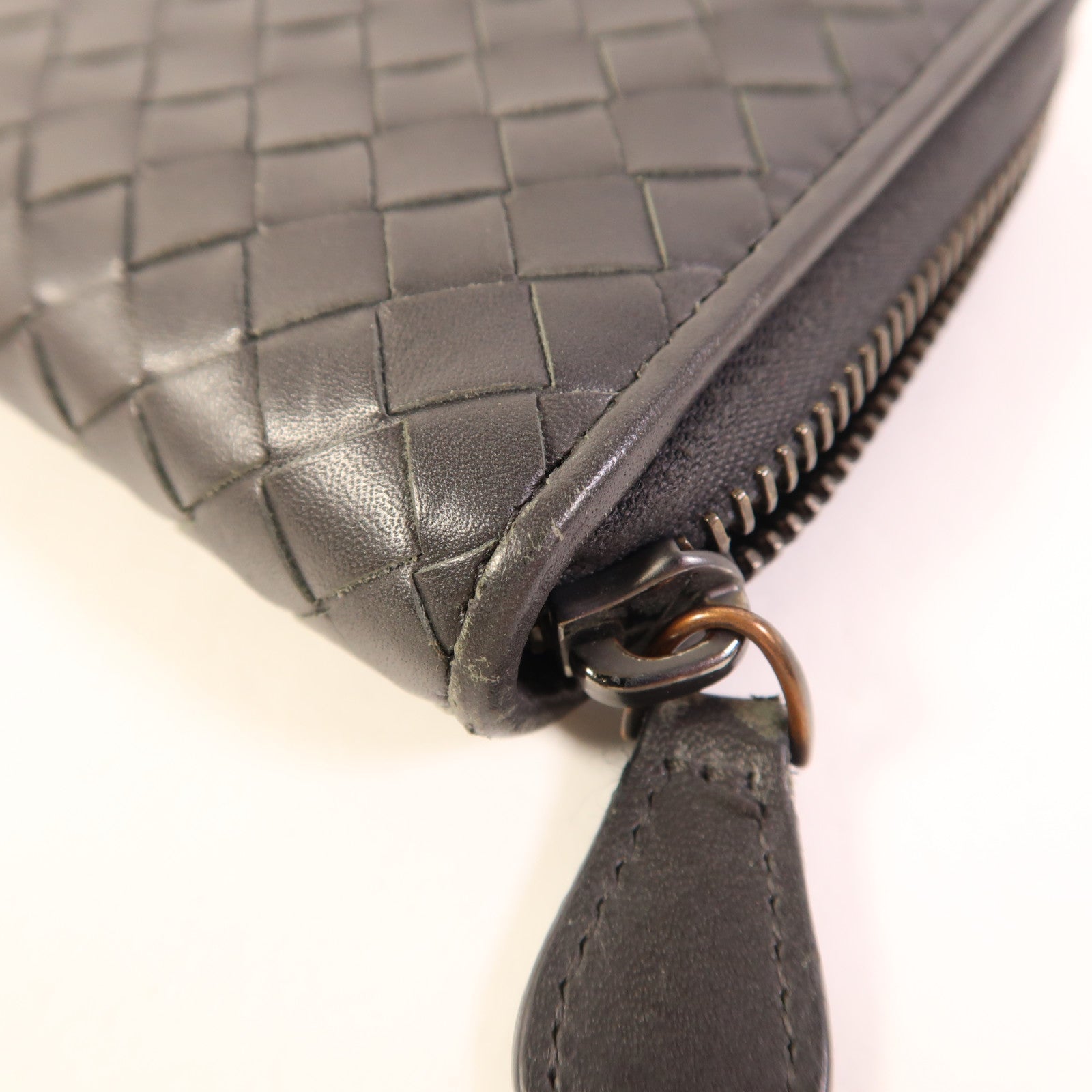 BOTTEGA VENETA 牛皮皮革Long Round Wallet長錢包