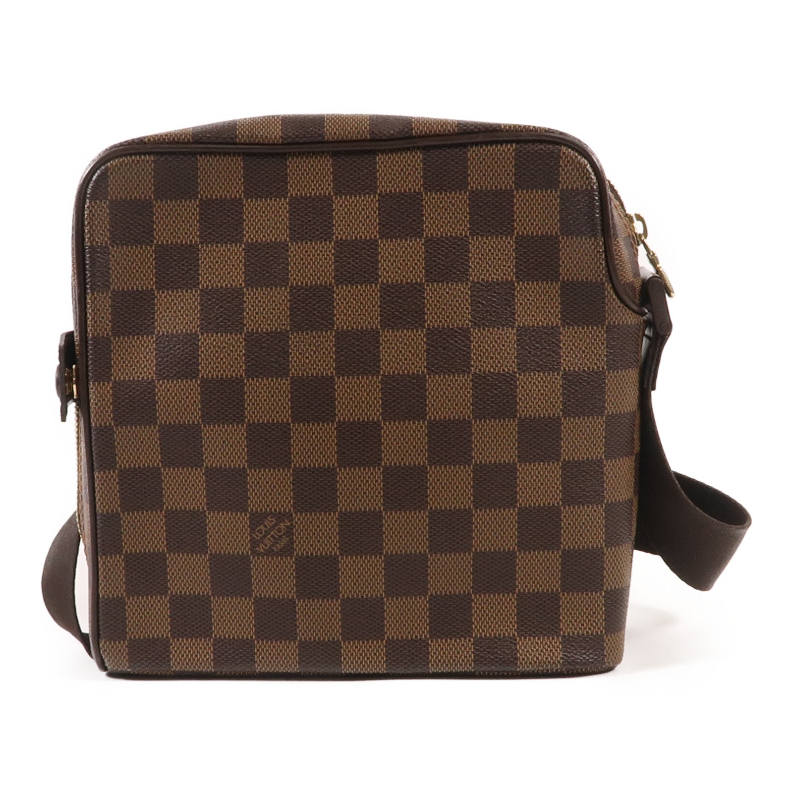 LOUIS VUITTON Damier Olav PM金扣肩背袋