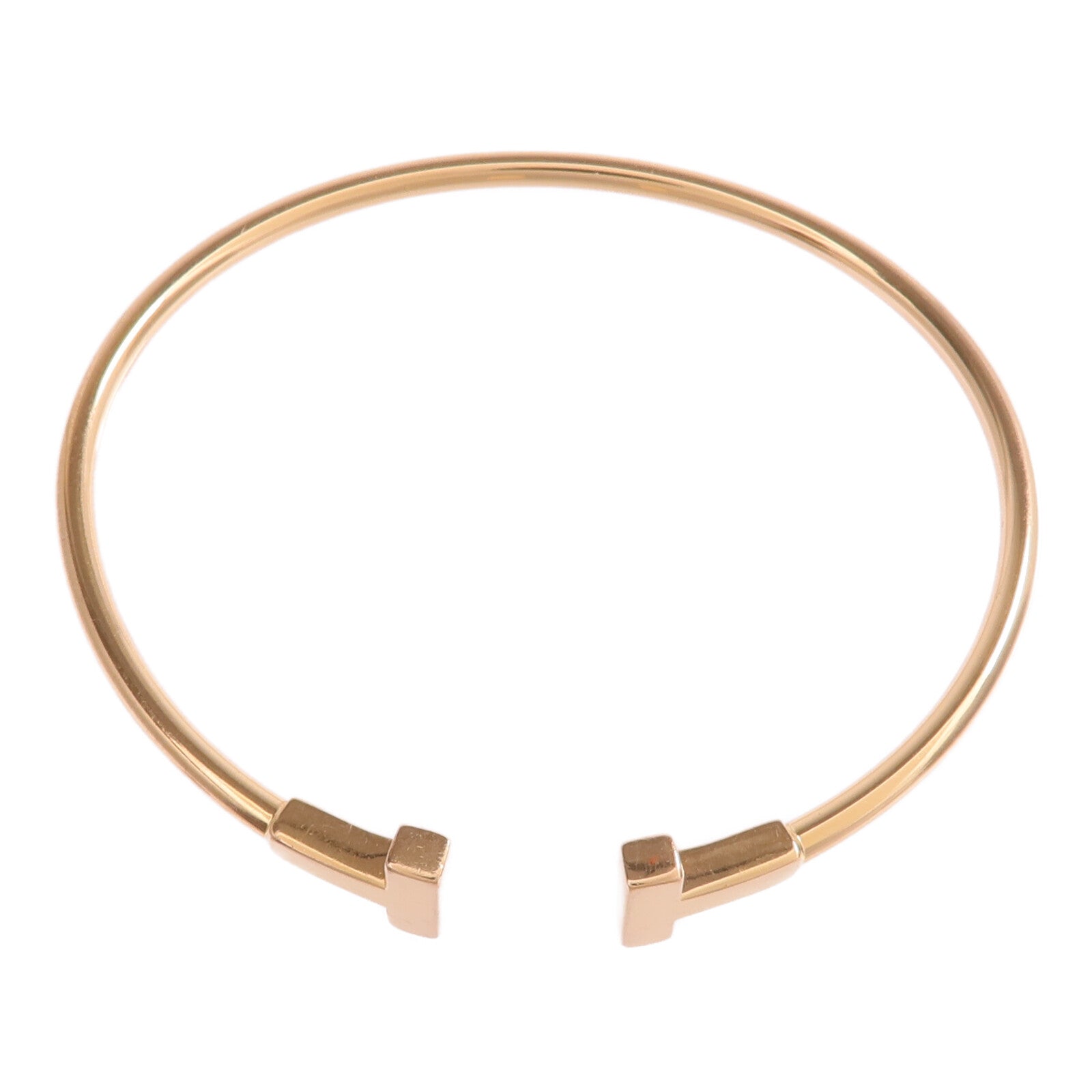 TIFFANY＆CO 【激減優惠】18K玫瑰金T Wire Bracelet手鐲