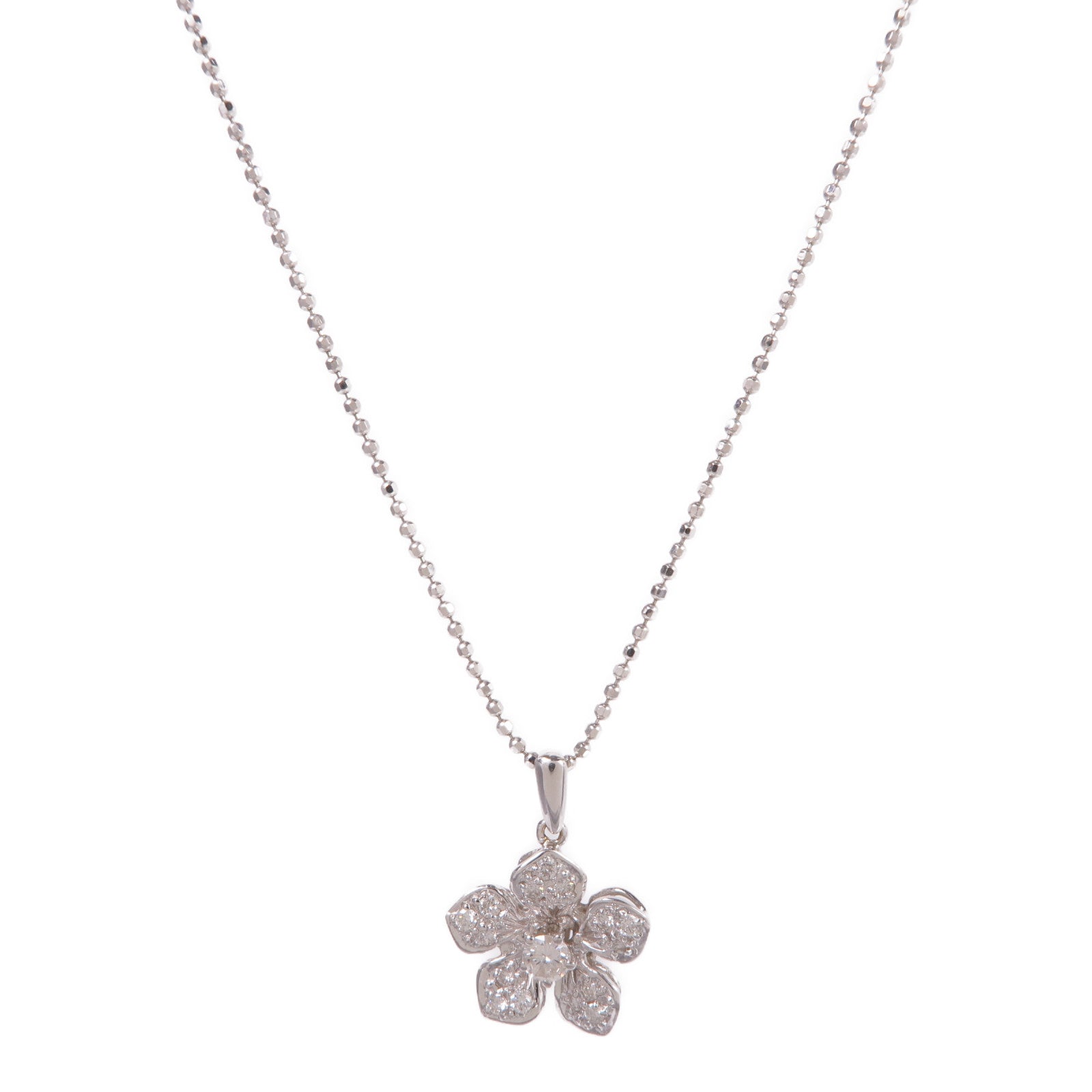 JEWELRY 18K白金Diamond Necklace鑽石項鍊
