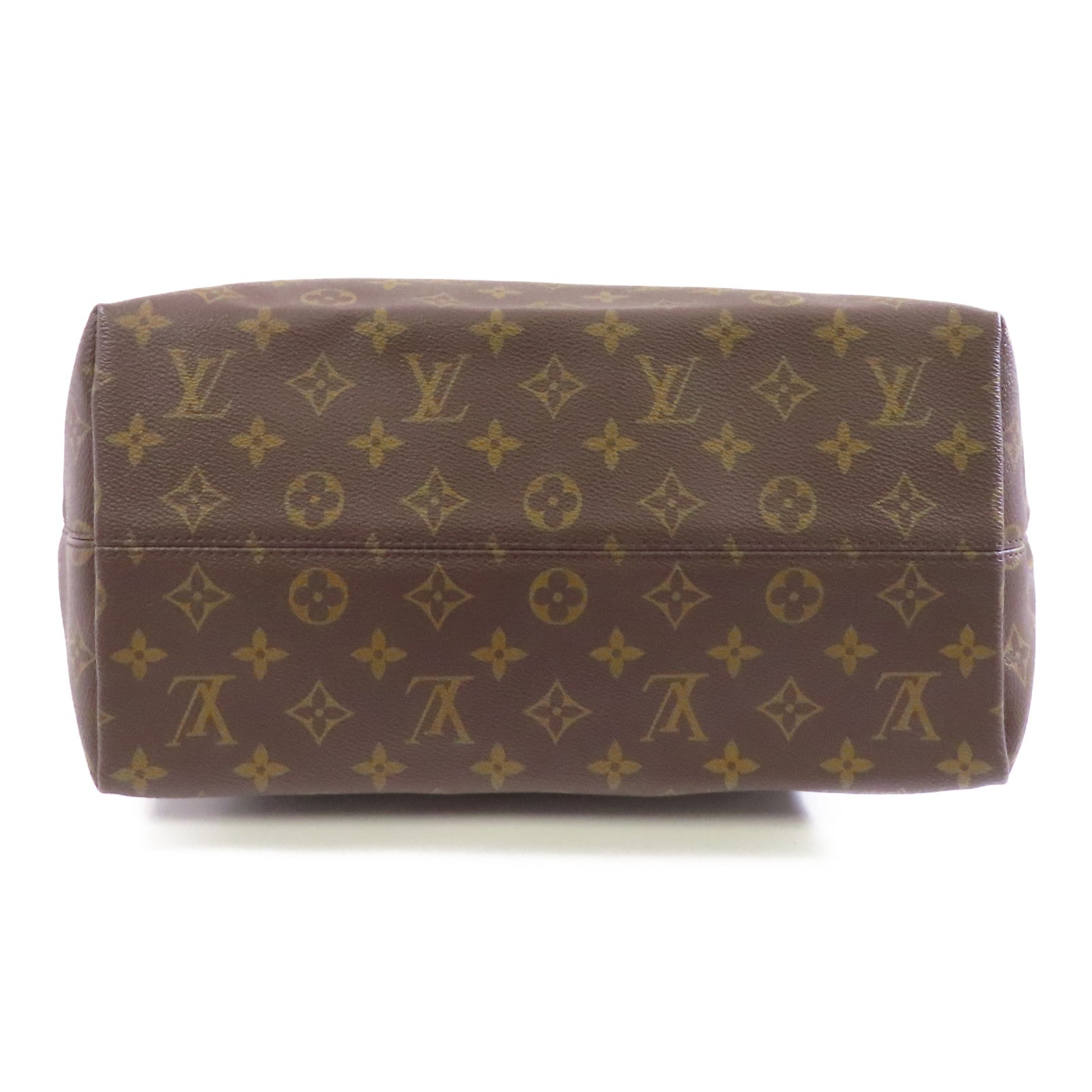 LOUIS VUITTON Monogram Lena MM金扣手挽袋啡色