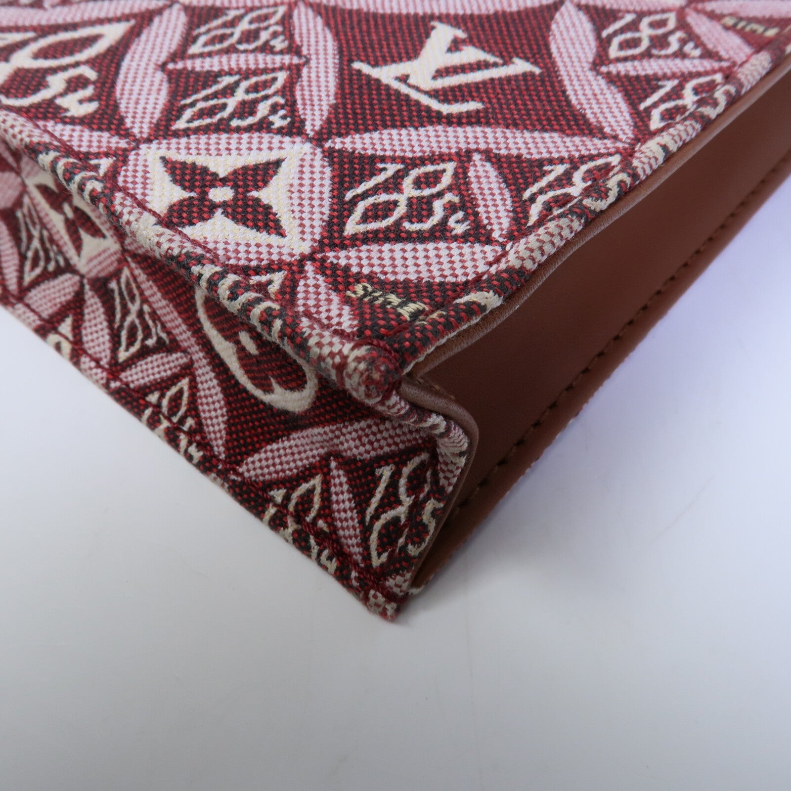 LOUIS VUITTON Monogram Jacquard Petit Sac Plat(Since 1854)手挽肩背兩用袋
