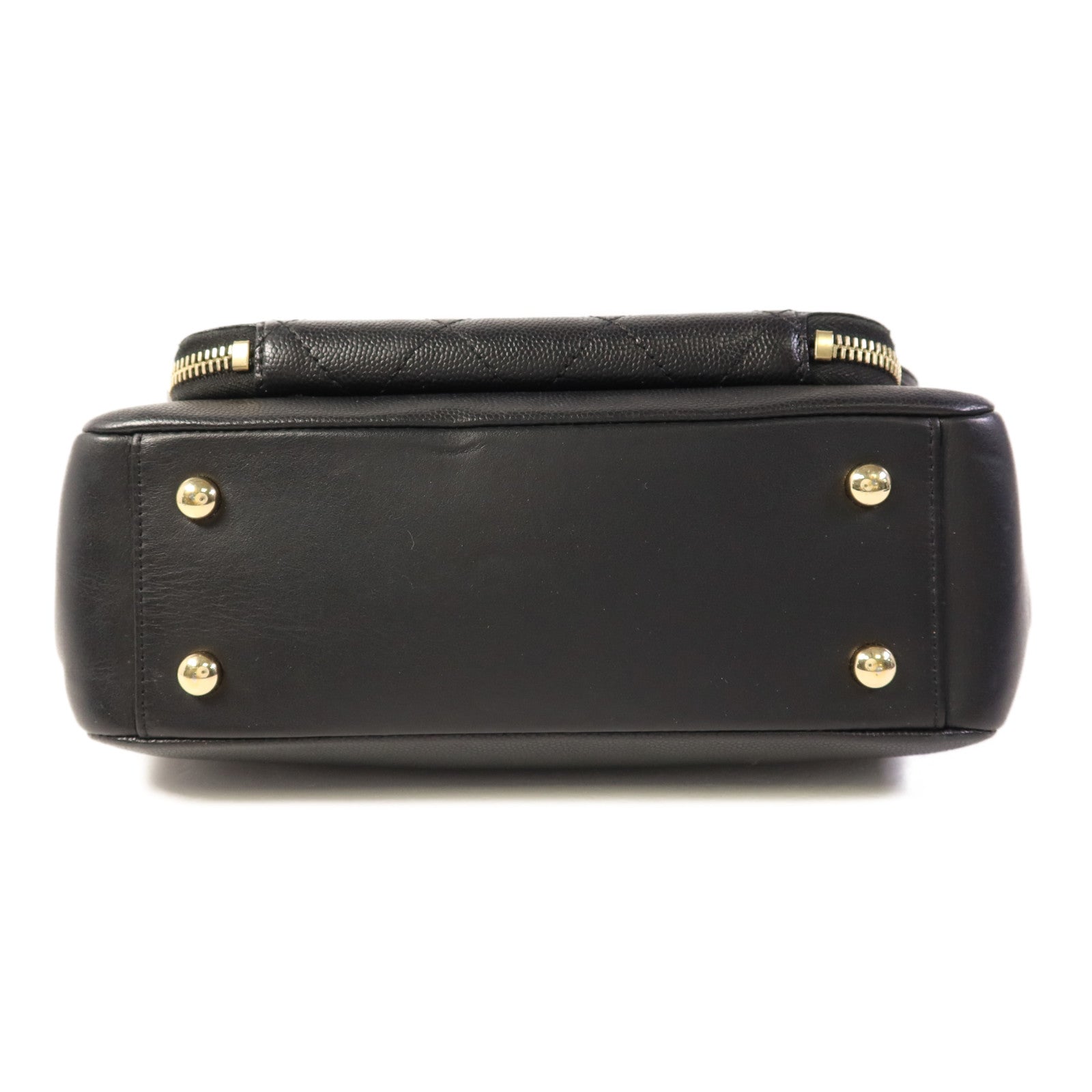 CHANEL 牛皮皮革Business Affinity Bag金扣手挽肩背兩用袋
