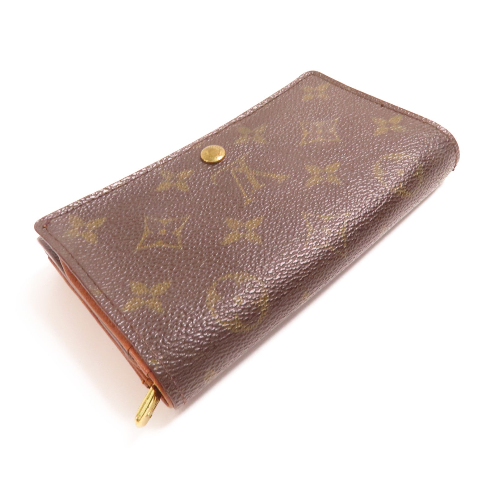 LOUIS VUITTON Monogram Porte Monnaie Billets 金扣錢包
