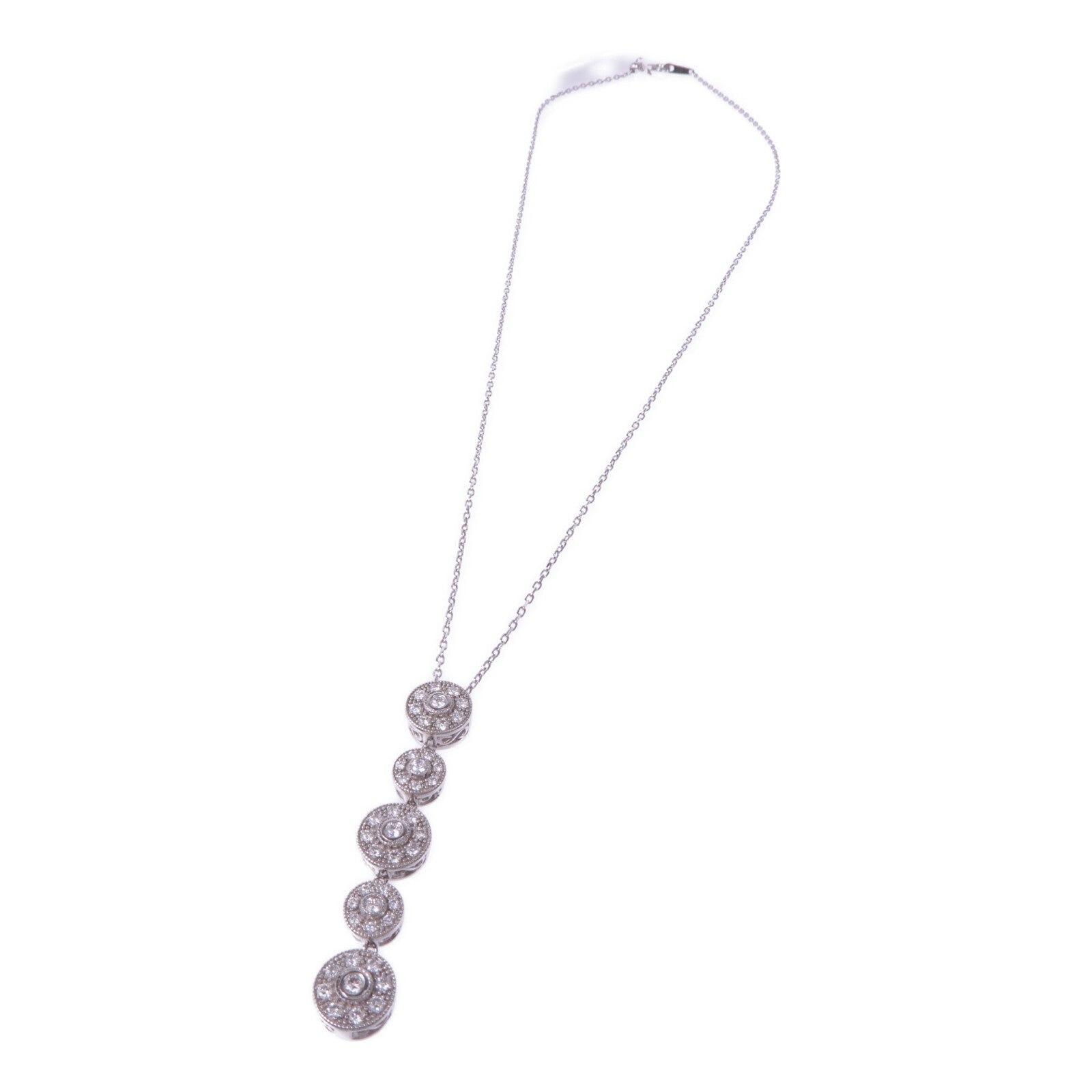 JEWELRY 18K白金Diamond Necklace鑽石項鍊