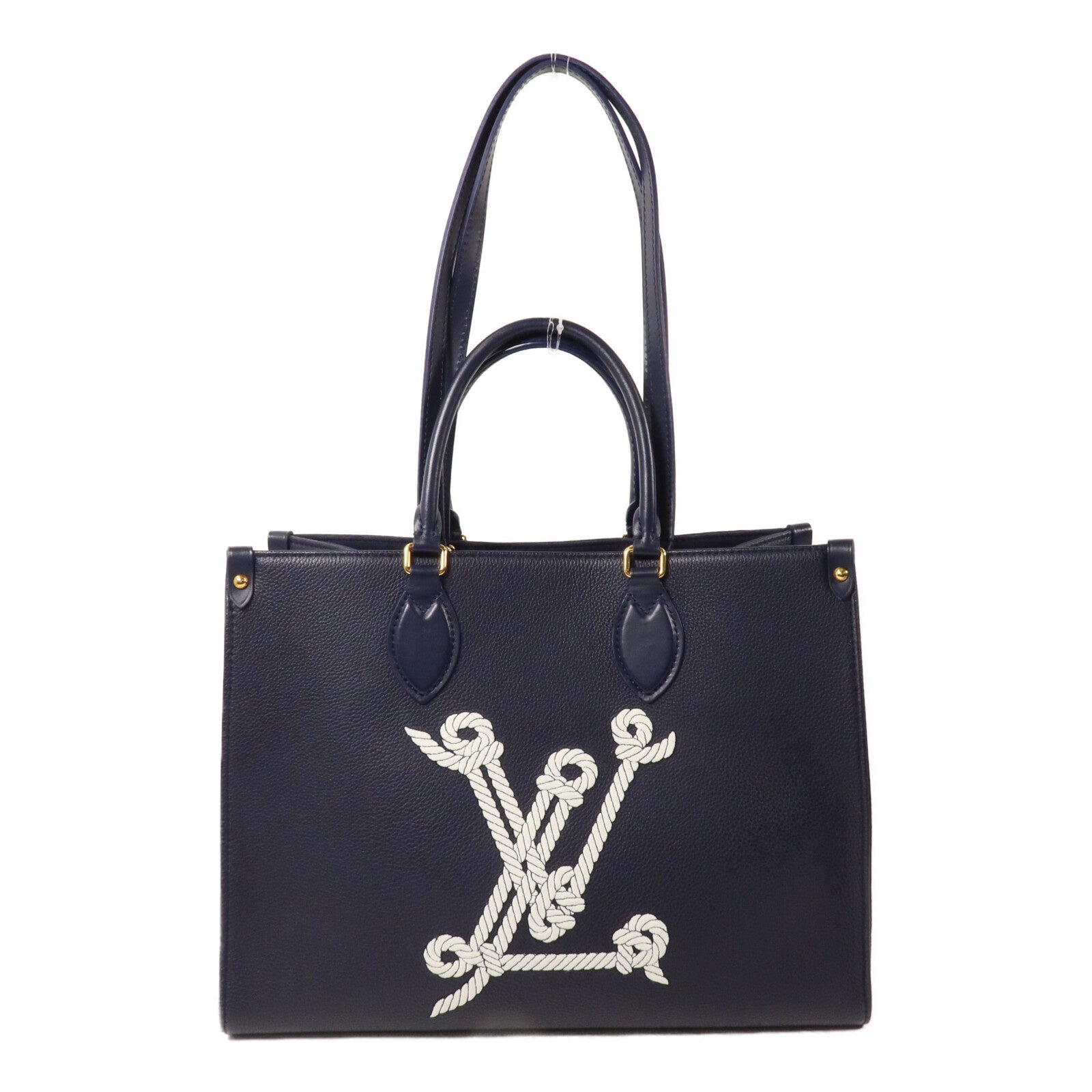 LOUIS VUITTON 牛皮皮革On The Go MM手挽肩背兩用袋