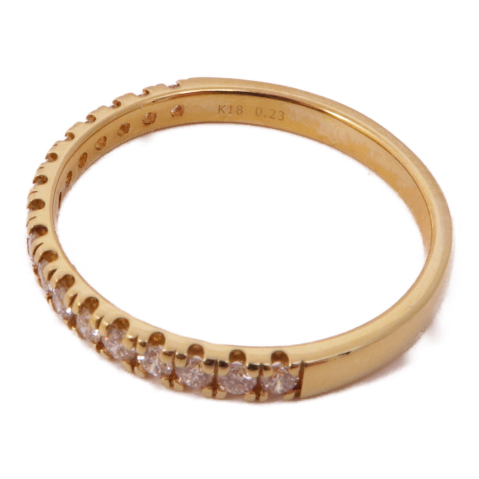 JEWELRY 【激減優惠】JEWELRY 18K黃金/鑽石Diamond Ring戒指US#5