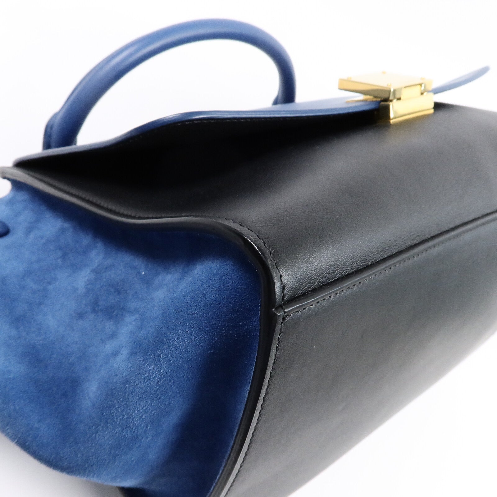 CELINE 牛皮皮革Trapeze Small手挽肩背兩用袋