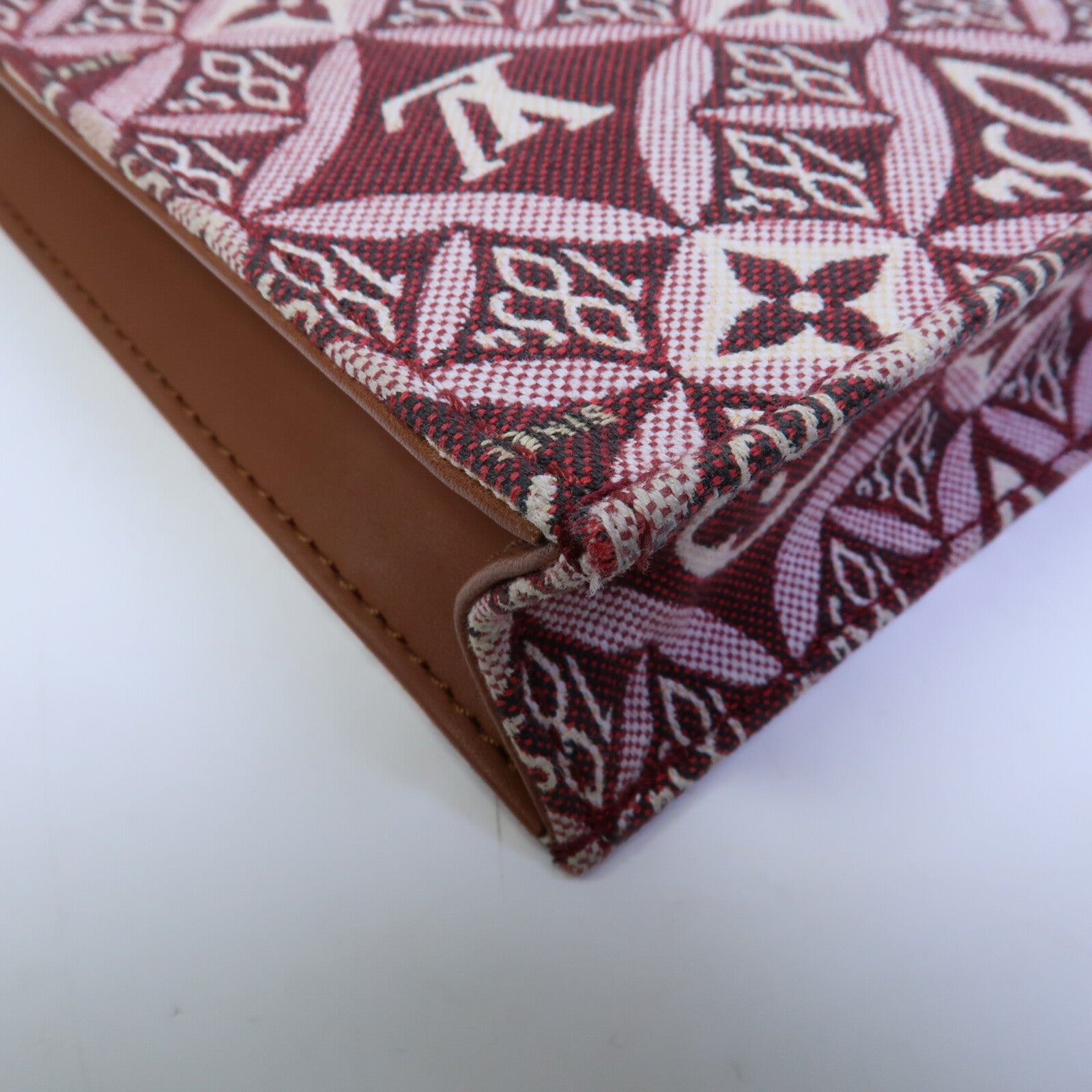 LOUIS VUITTON Monogram Jacquard Petit Sac Plat(Since 1854)手挽肩背兩用袋