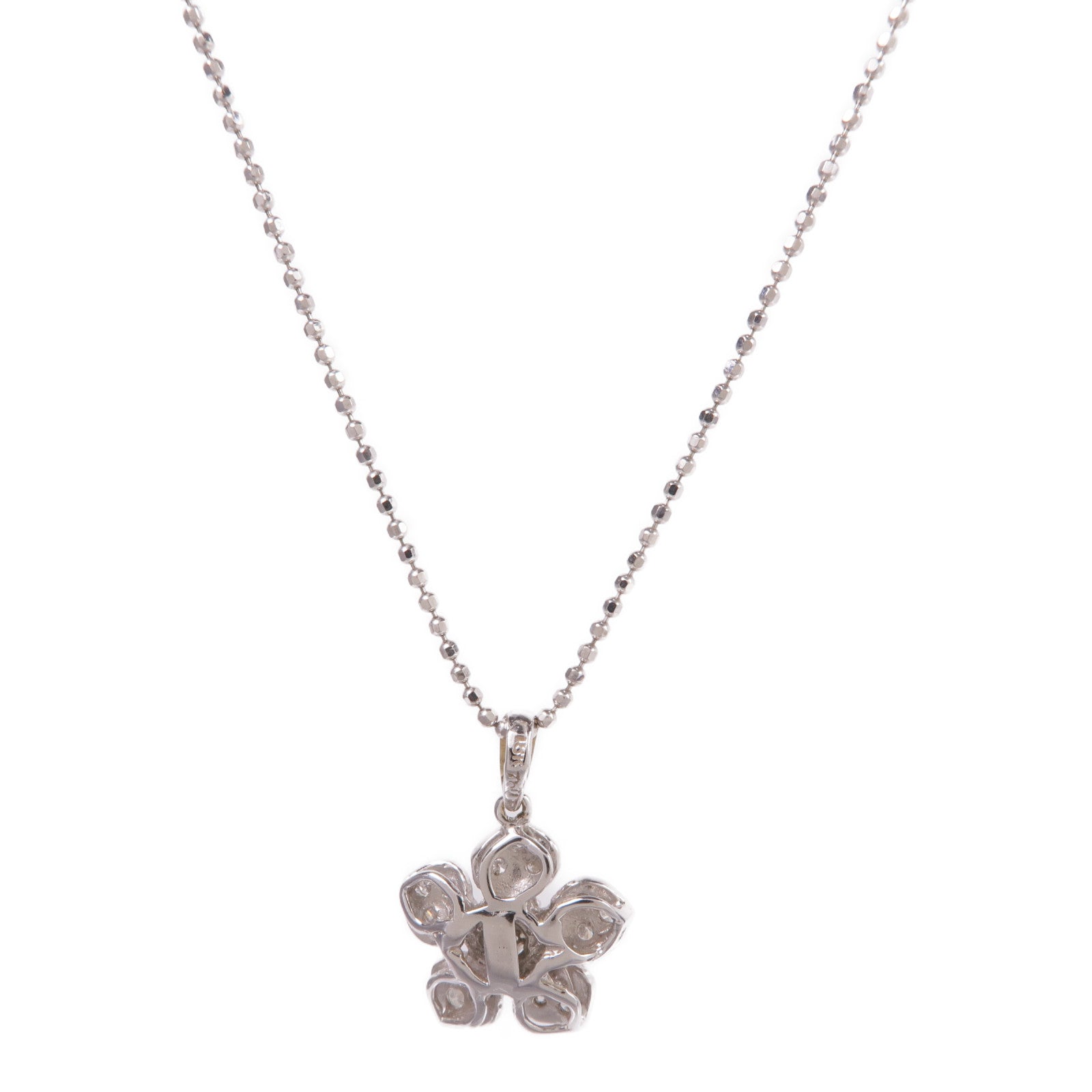 JEWELRY 18K白金Diamond Necklace鑽石項鍊