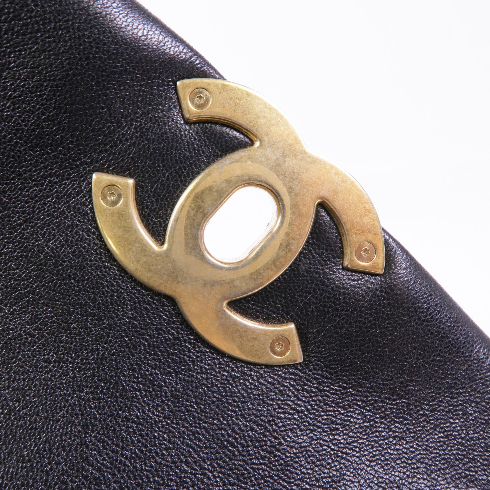 CHANEL 羊皮皮革Chanel 19金扣/銀扣手挽肩背兩用袋