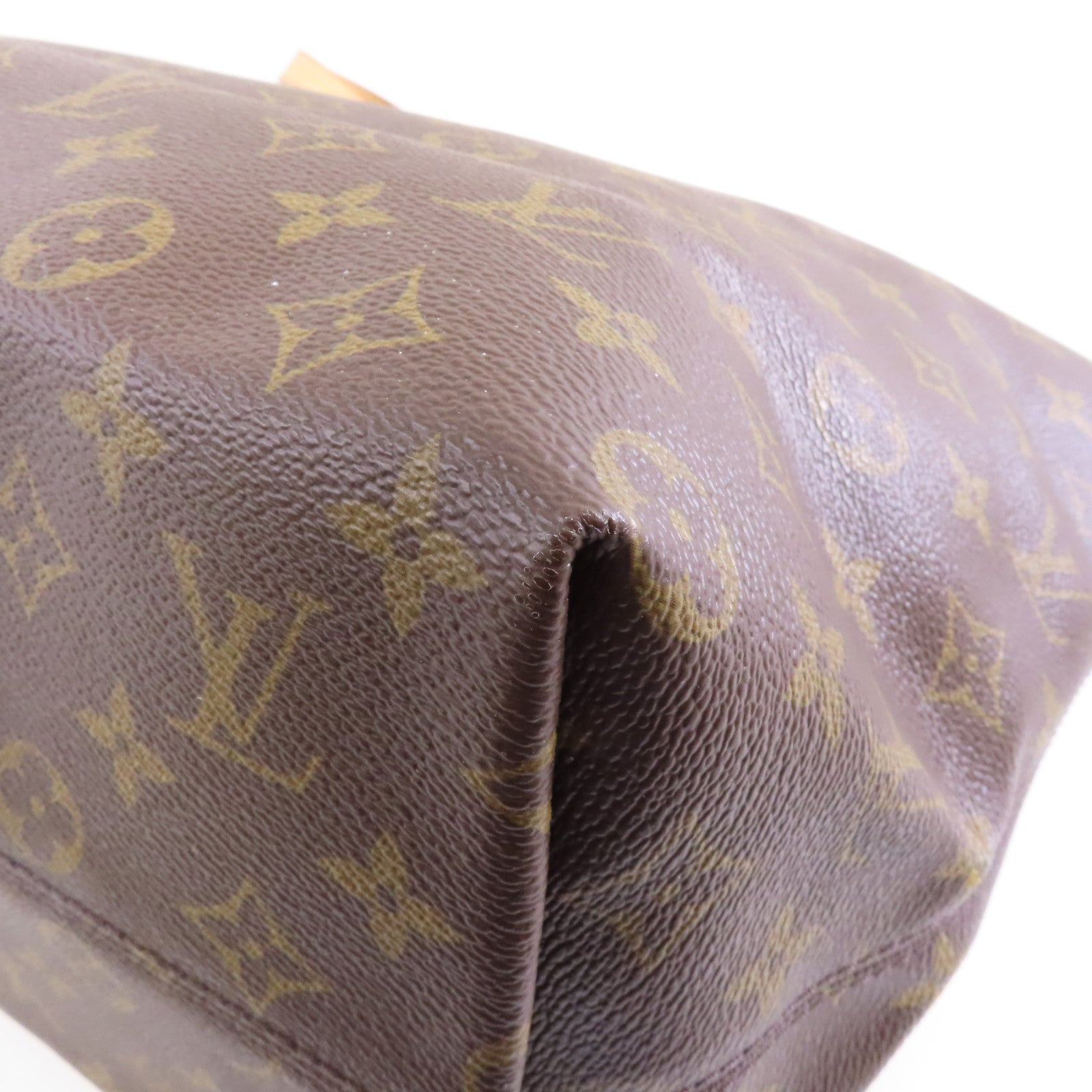 LOUIS VUITTON Monogram Lena MM金扣手挽袋啡色