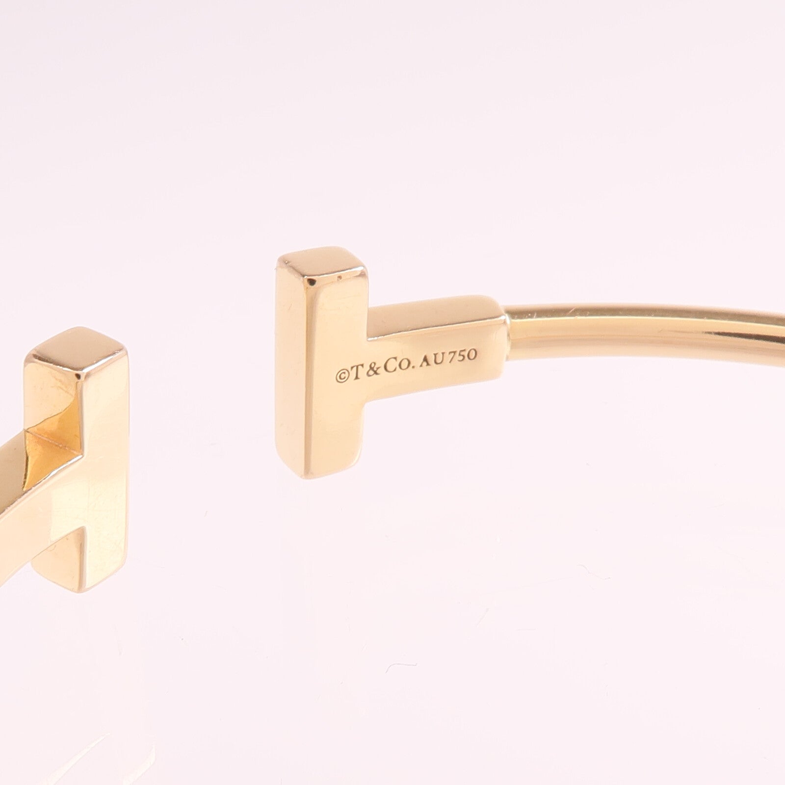 TIFFANY＆CO 【激減優惠】18K玫瑰金T Wire Bracelet手鐲