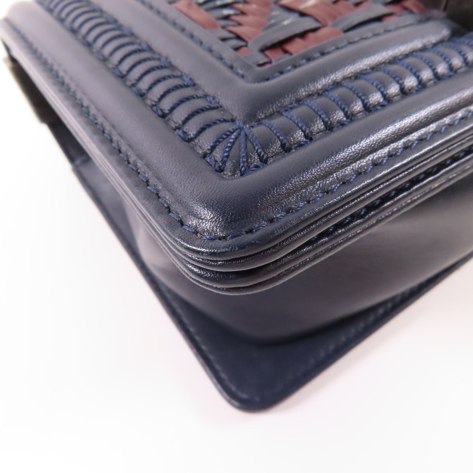 CHANEL 【激減優惠】皮革Boy 20鏈帶肩背袋