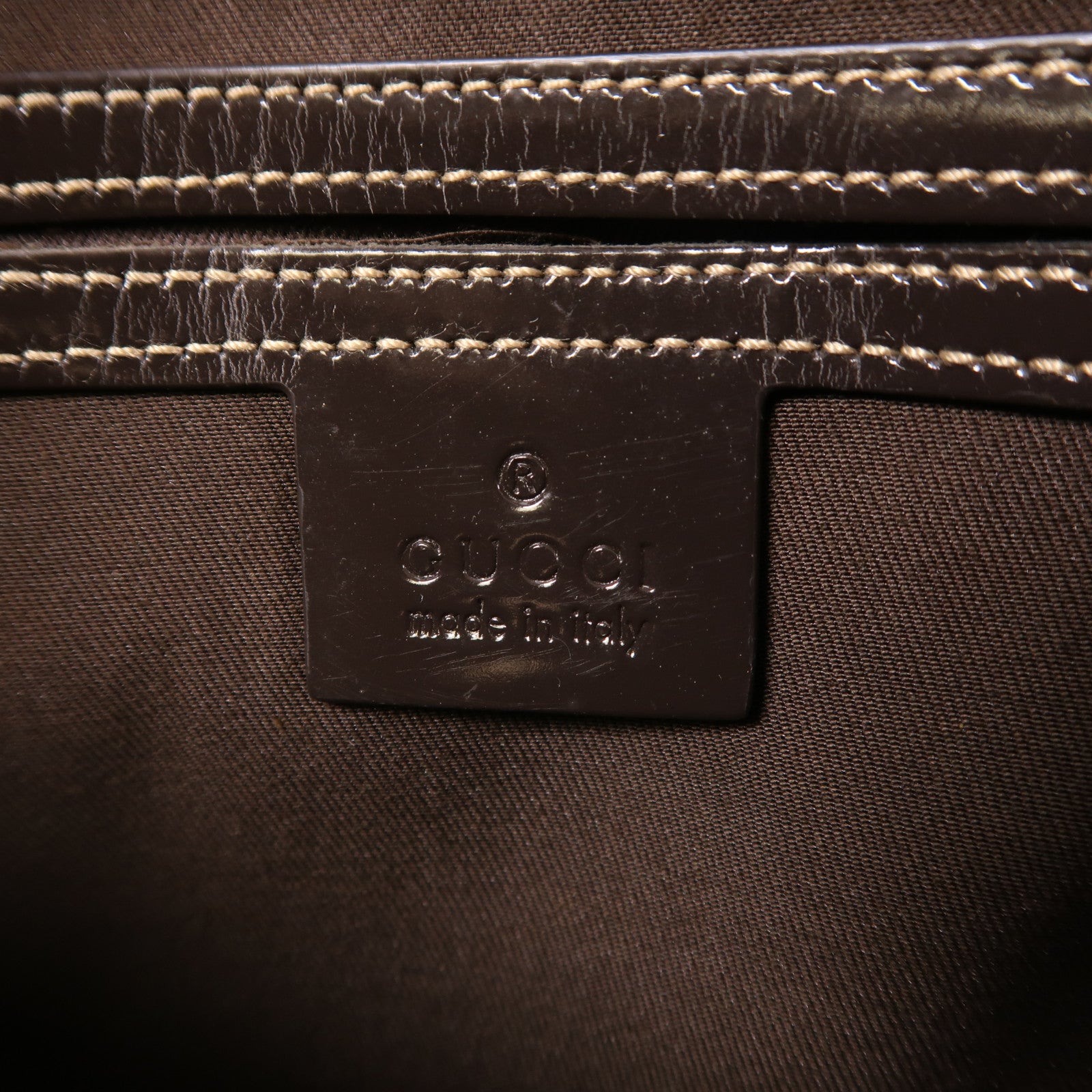 GUCCI 塗層帆布Hand Bag金扣手挽袋