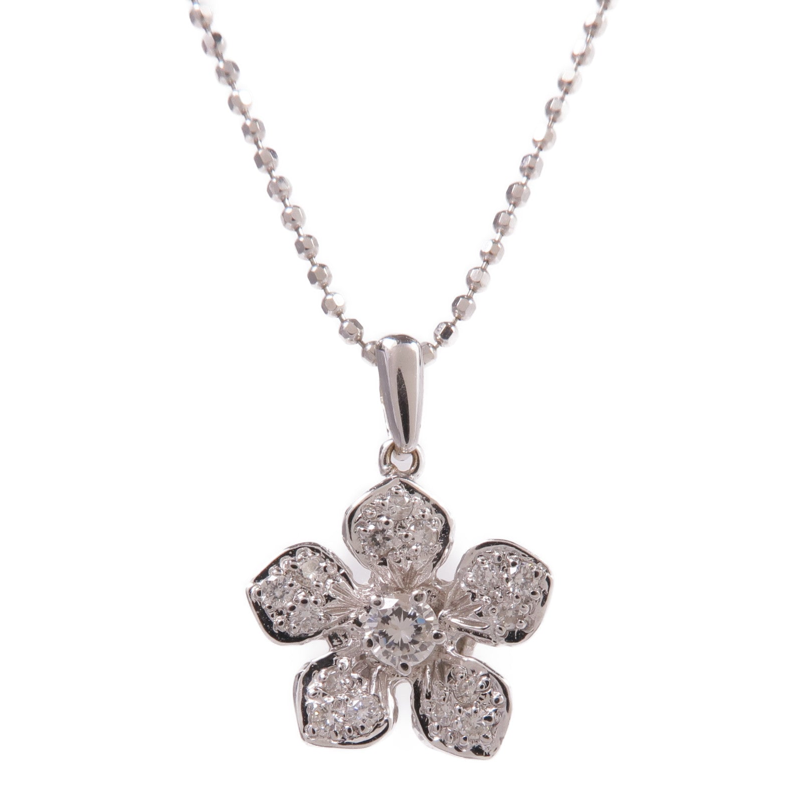 JEWELRY 18K白金Diamond Necklace鑽石項鍊