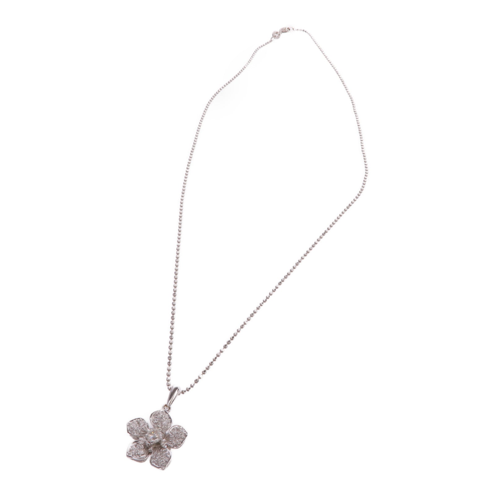 JEWELRY 18K白金Diamond Necklace鑽石項鍊