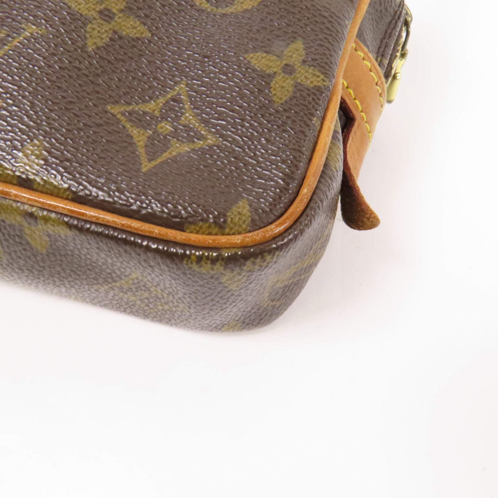 LOUIS VUITTON Monogram Marly Bandouliere金扣肩背袋棕色