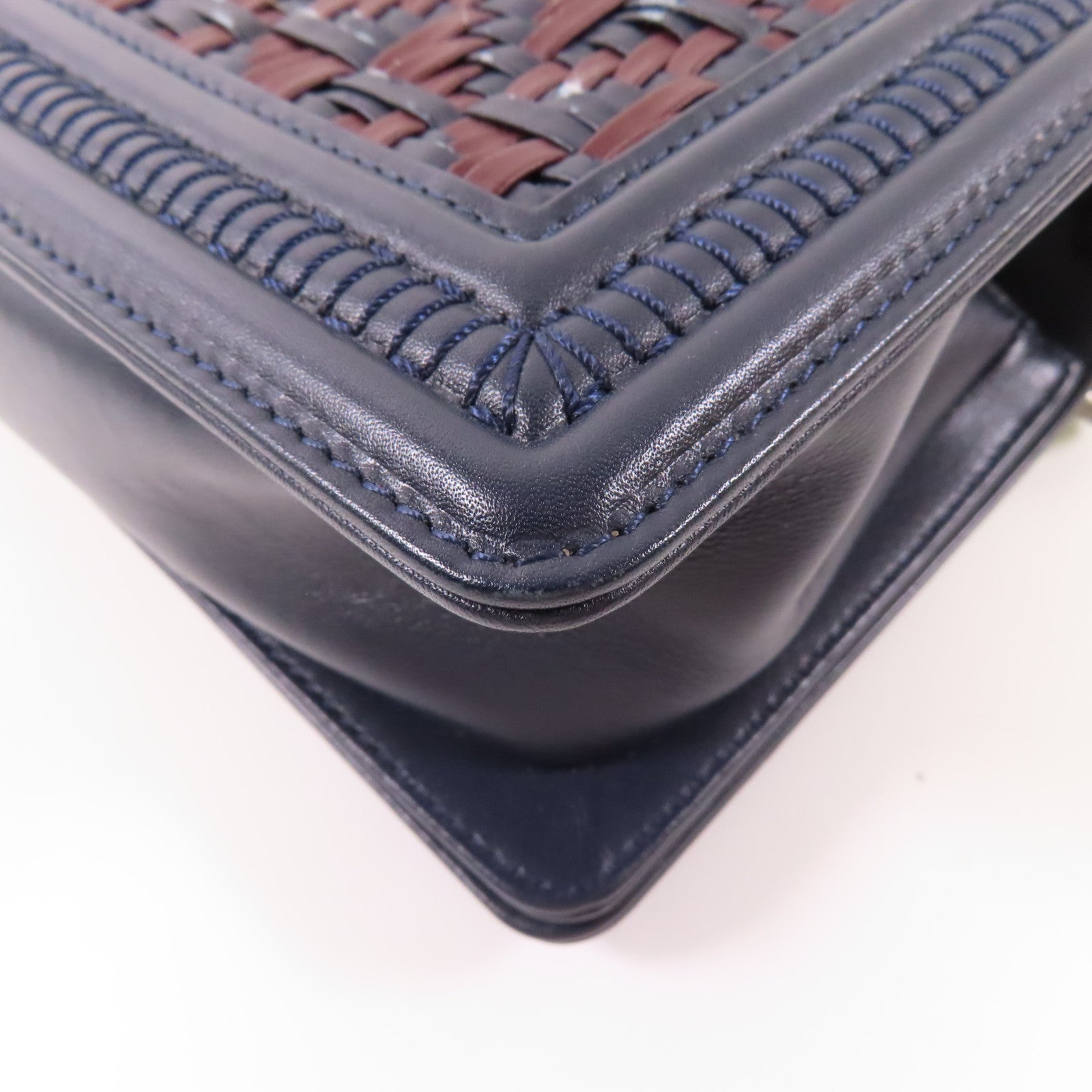 CHANEL 【激減優惠】皮革Boy 20鏈帶肩背袋