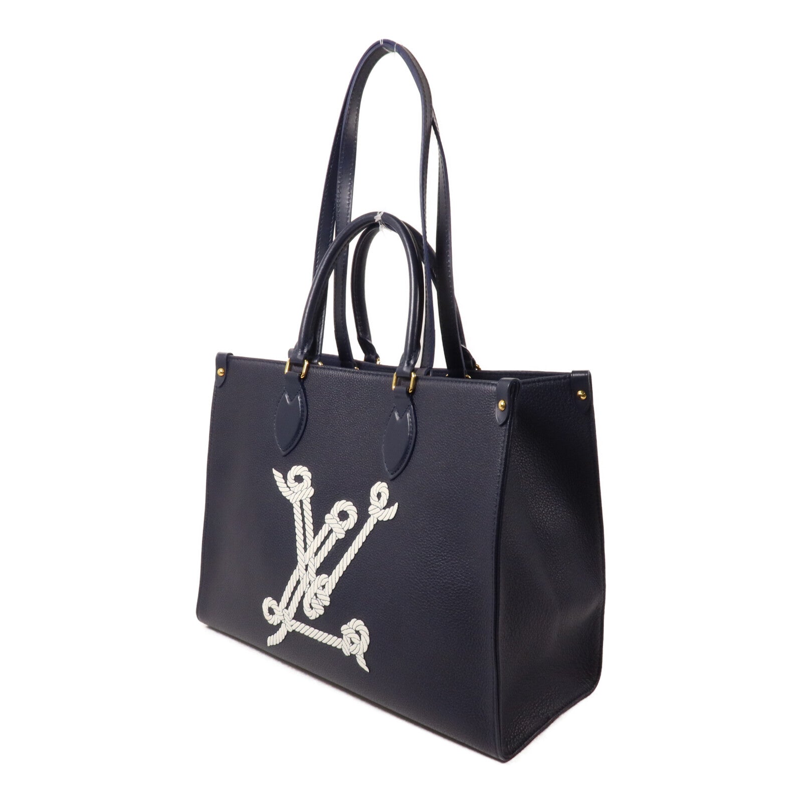 LOUIS VUITTON 牛皮皮革On The Go MM手挽肩背兩用袋