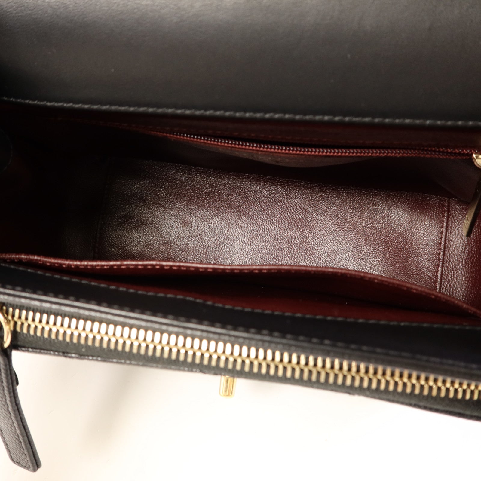 CHANEL 牛皮皮革Business Affinity Bag金扣手挽肩背兩用袋